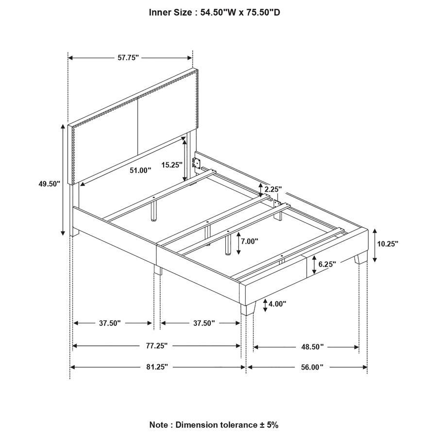 Coaster Fine Furniture Boyd - Upholstered Panel Bed | Meri Furniture