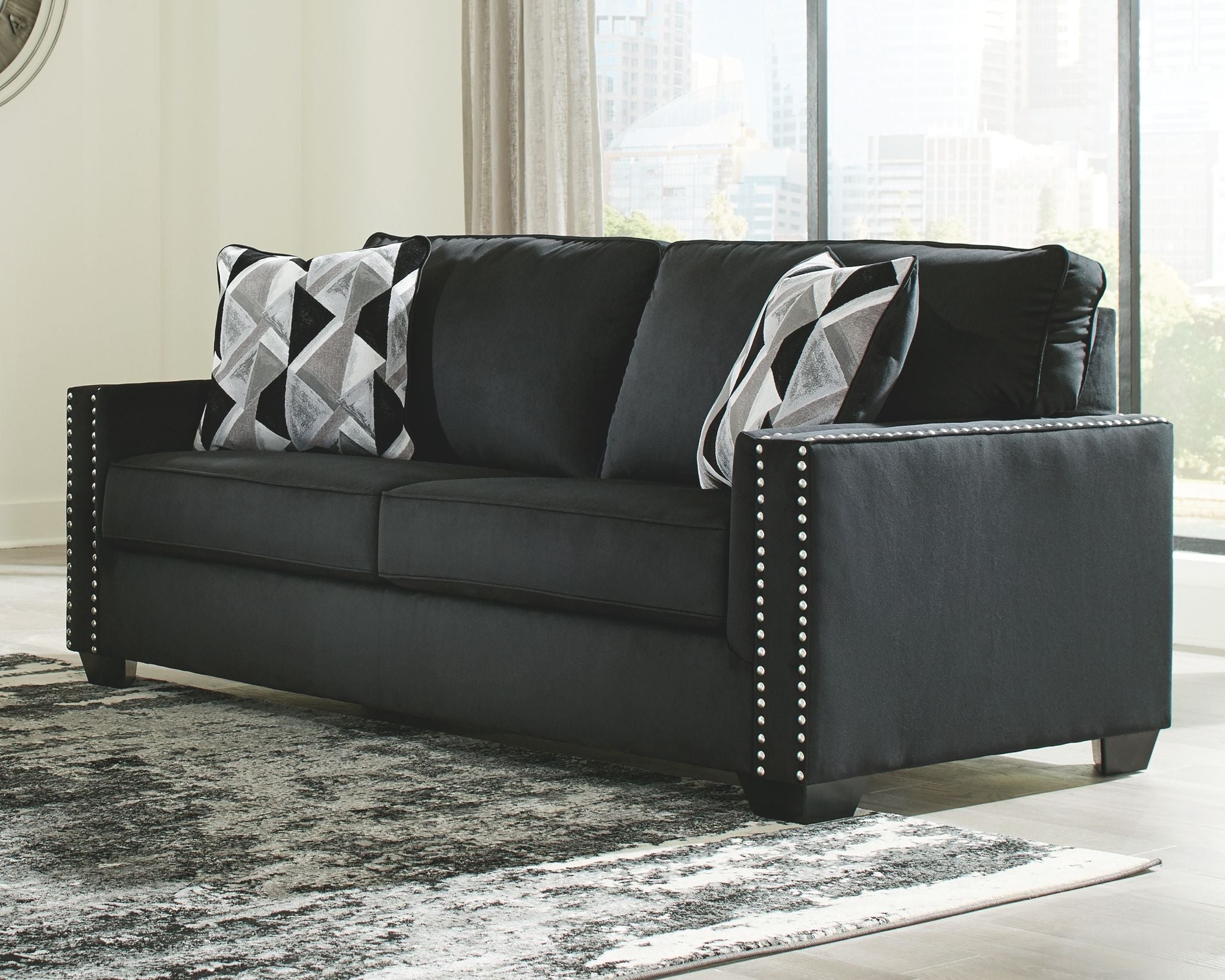 Ashley Furniture Gleston - Onyx - Sofa | Meri Furniture