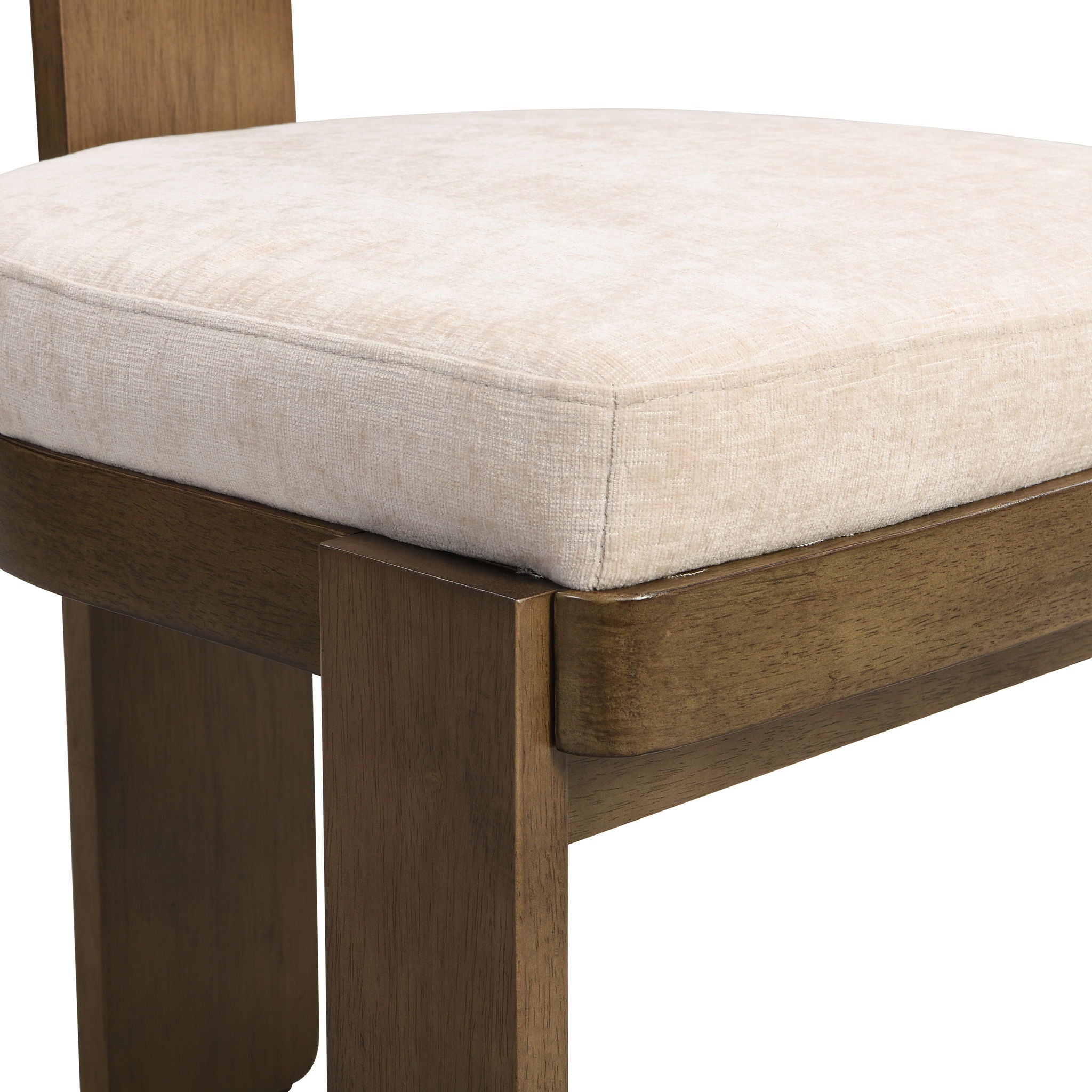 Upholstered Dining Fabric Side Chairs (Set of 2)