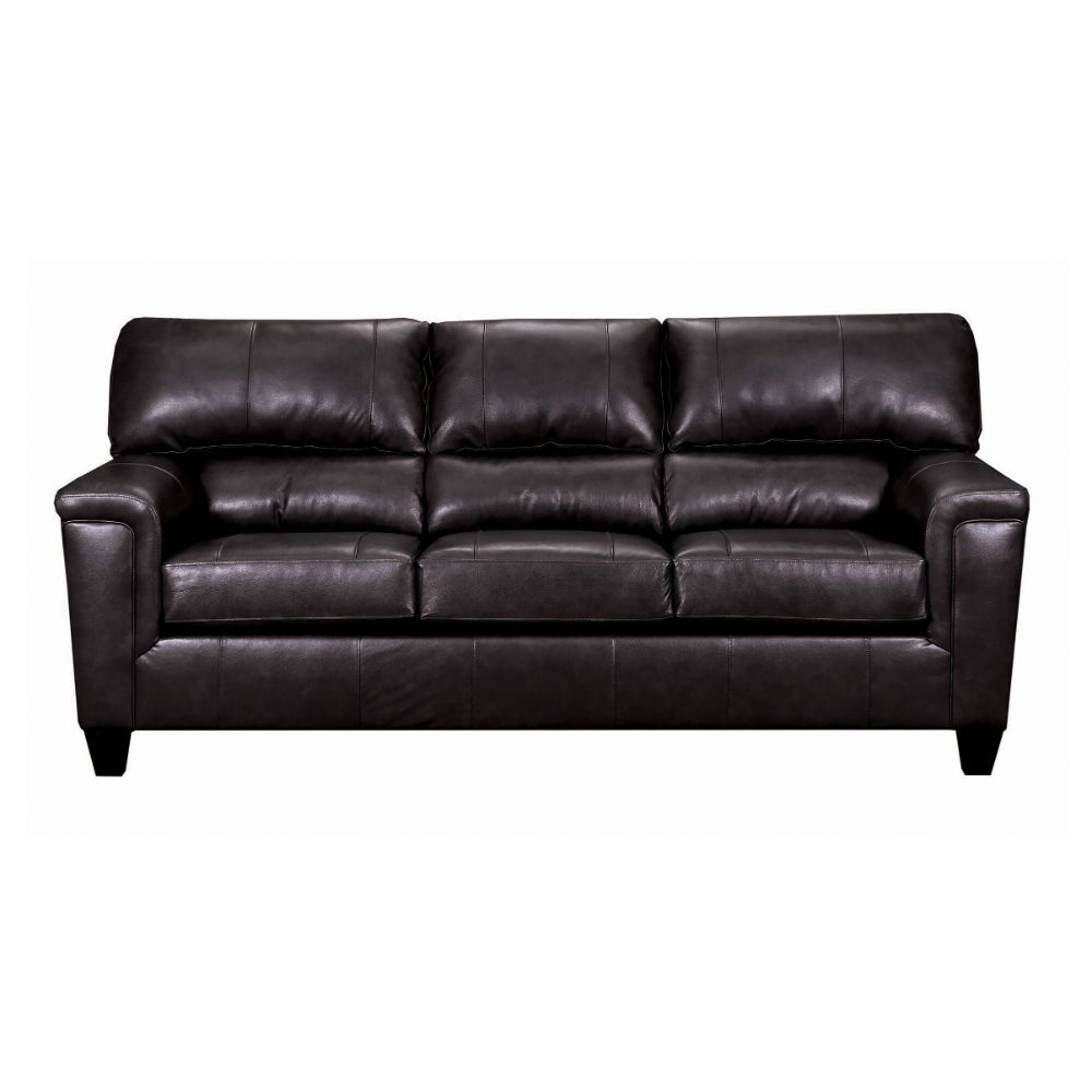 ACME Phygia - Sofa - Espresso Top Grain Leather Match | Meri Furniture