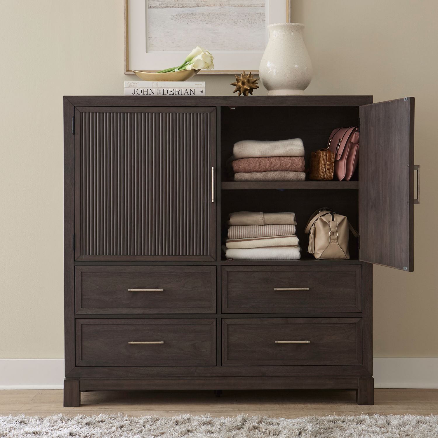 Modern Edge - Dressing Chest - Brown