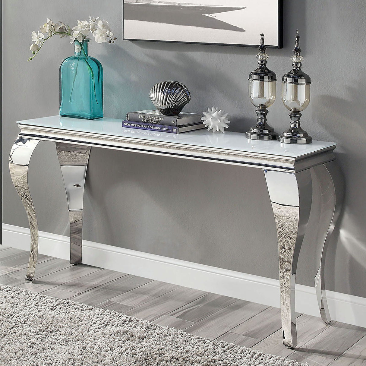 Furniture of America Wetzikon - Sofa Table | Meri Furniture
