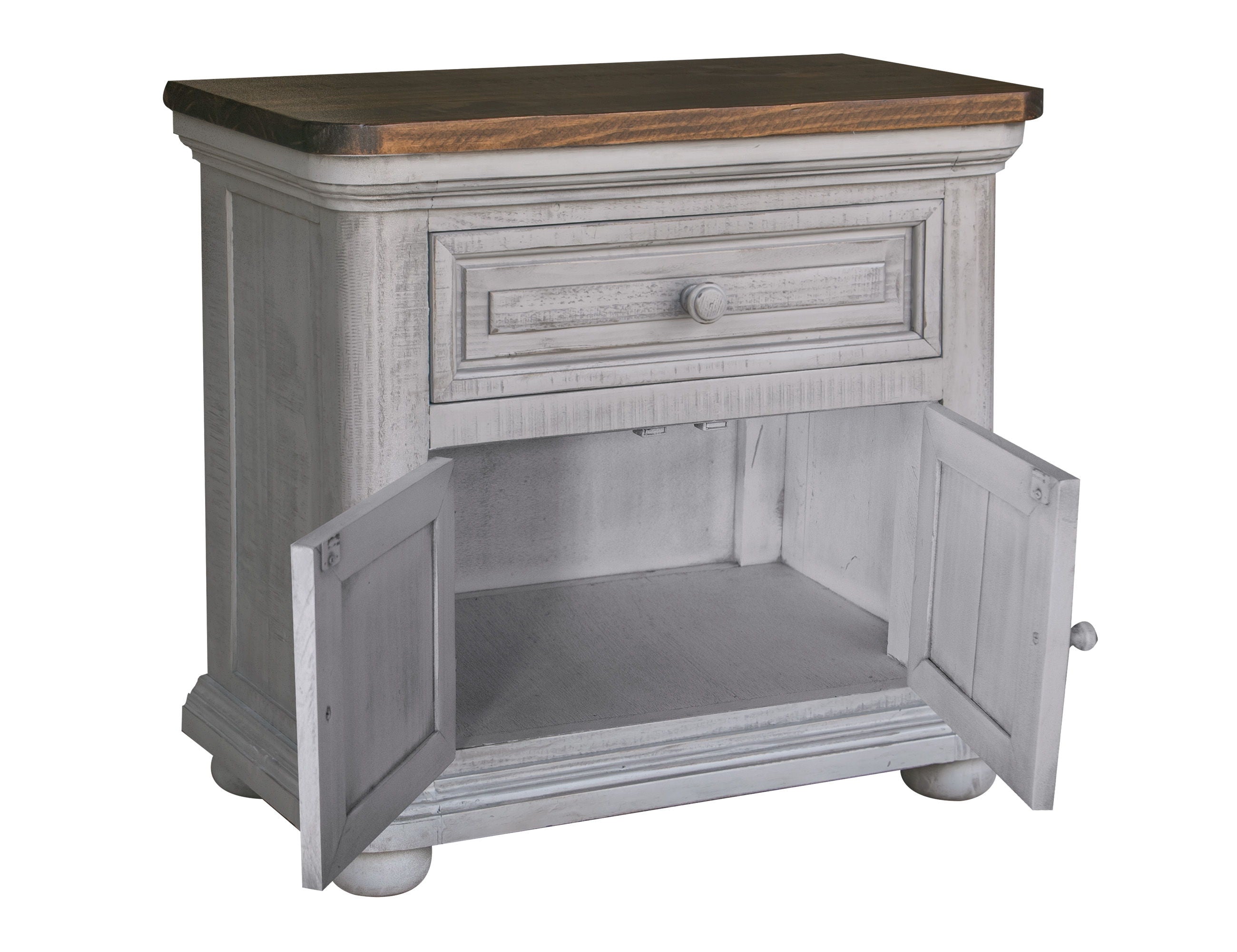International Furniture Direct Luna - Nightstand | Meri Furniture