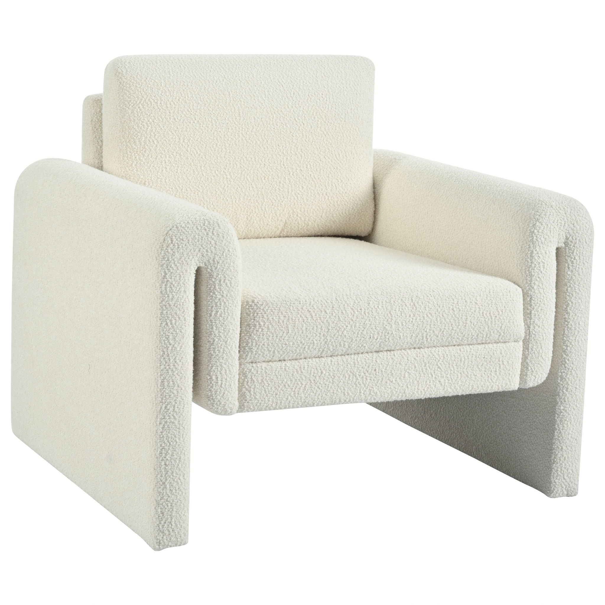 Modern Upholstered Accent Chair, Sturdy Support & Luxurious Comfort