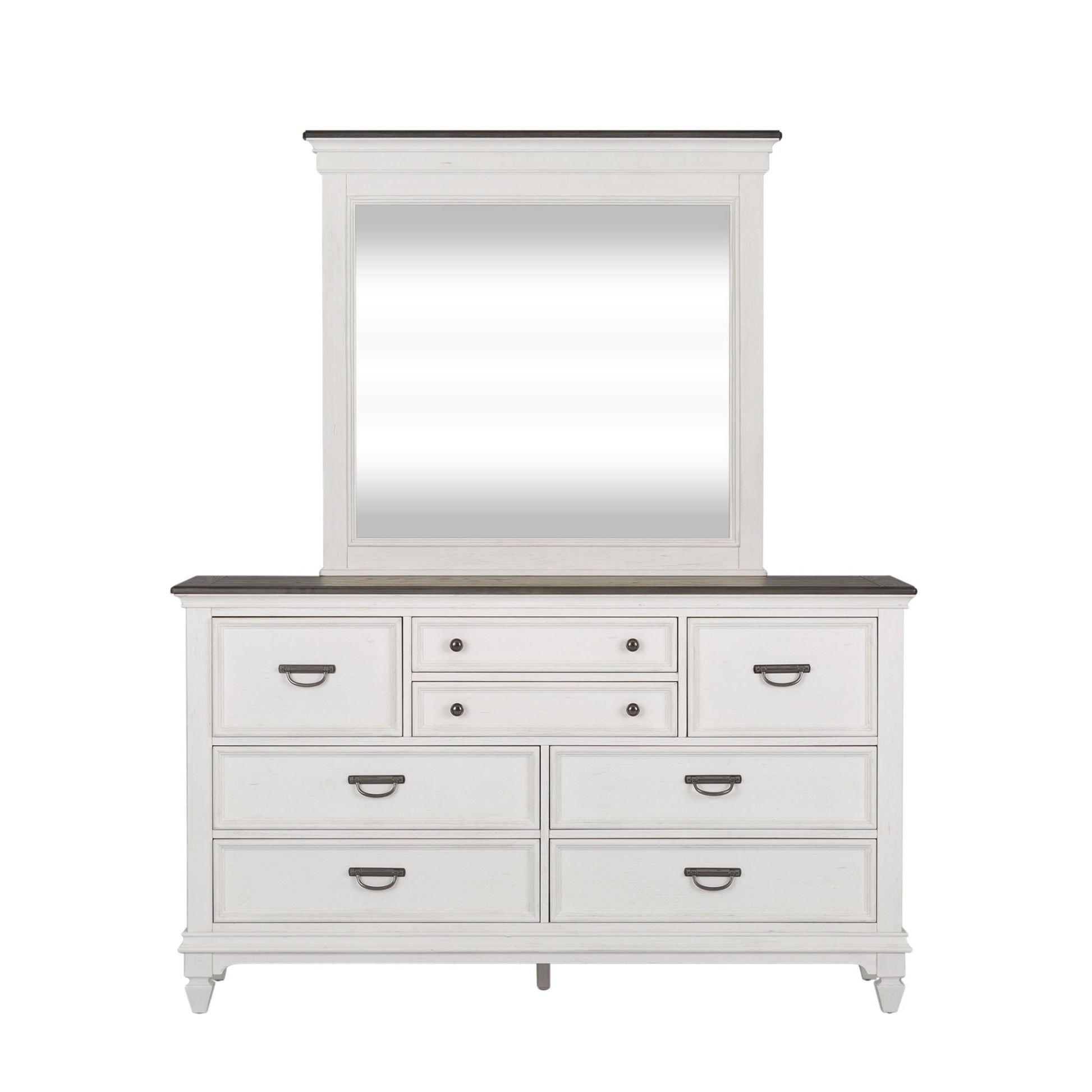 Liberty Furniture Allyson Park - Dresser & Mirror | Meri Furniture