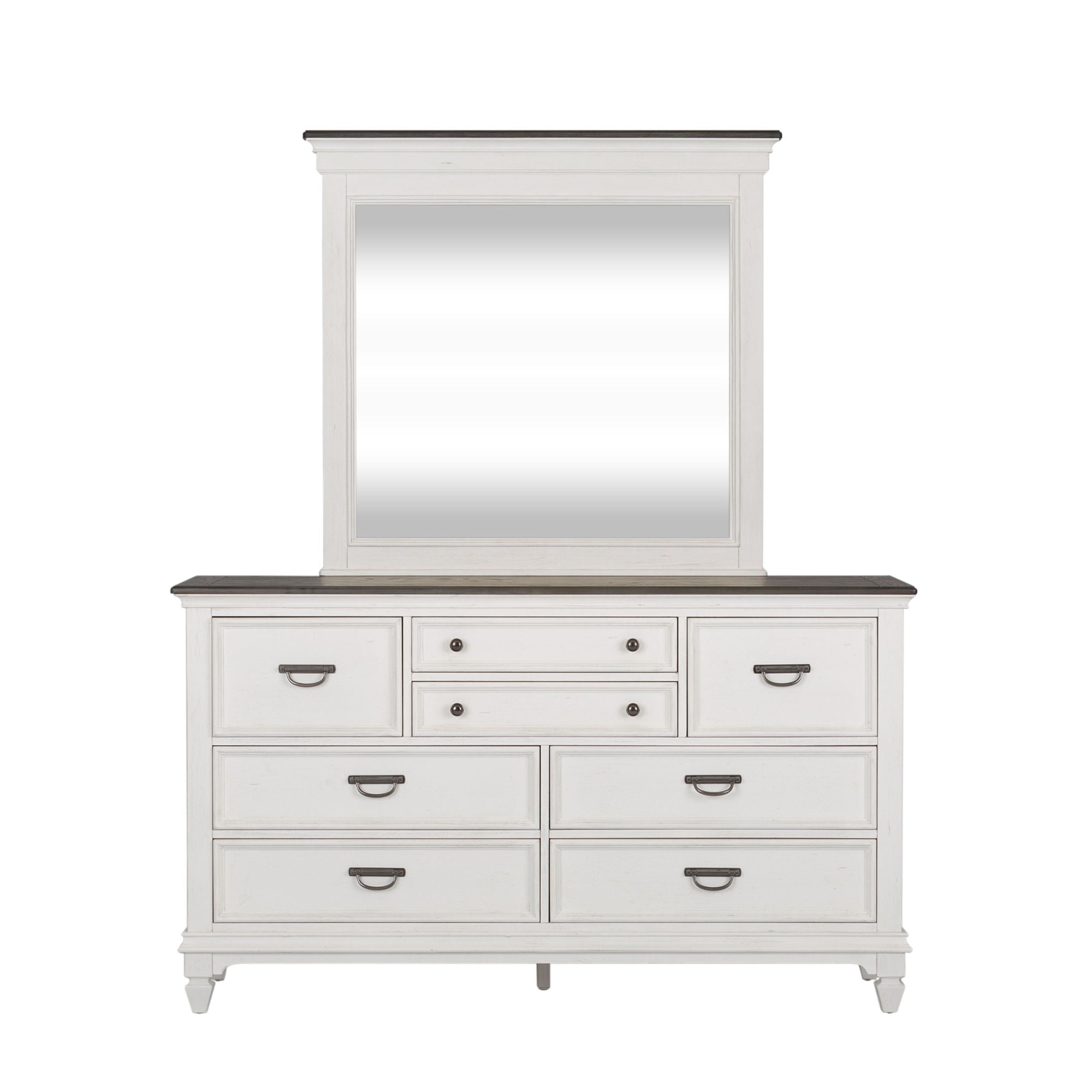 Liberty Furniture Allyson Park - Dresser & Mirror | Meri Furniture
