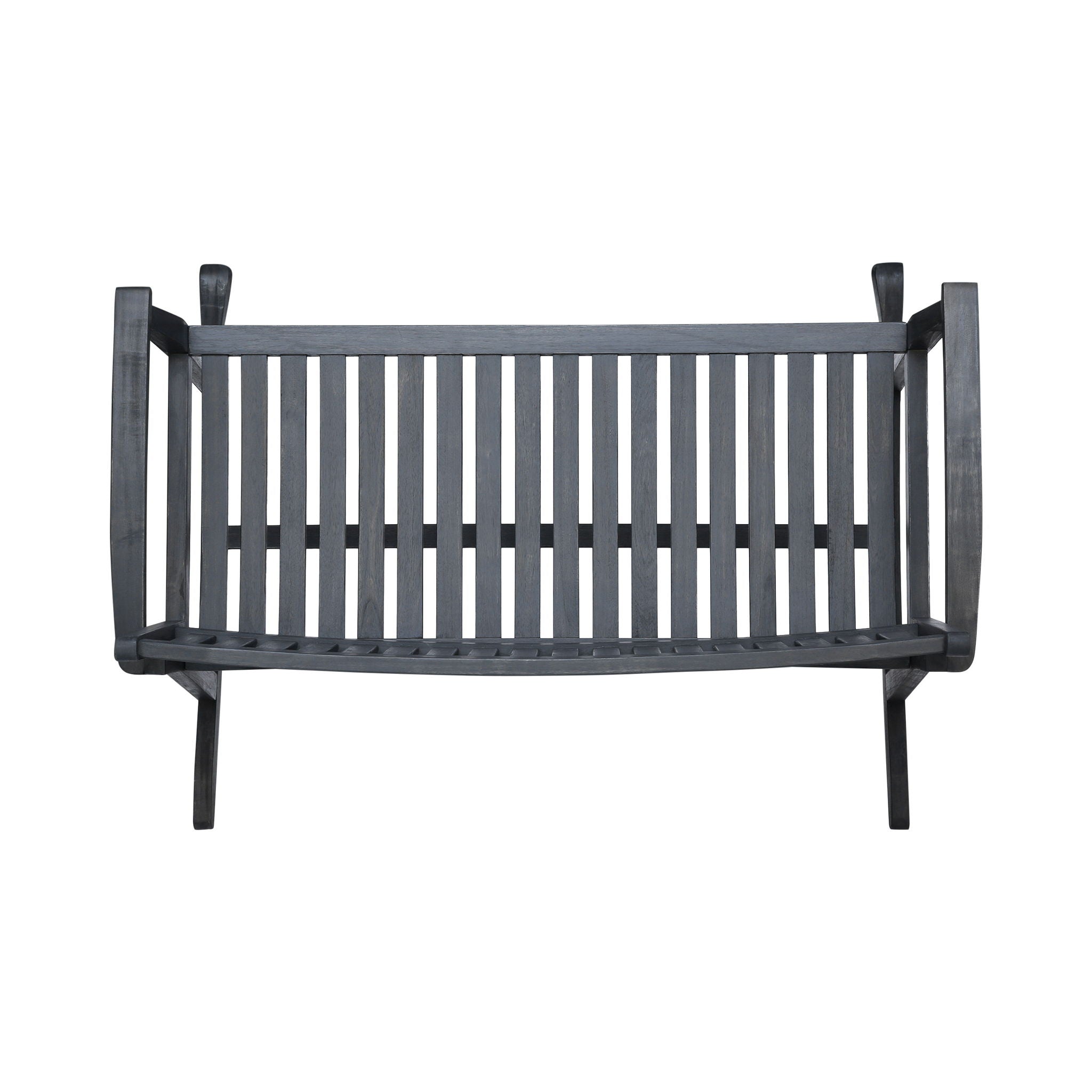 Baxter - Rocking Loveseat - Dark Gray
