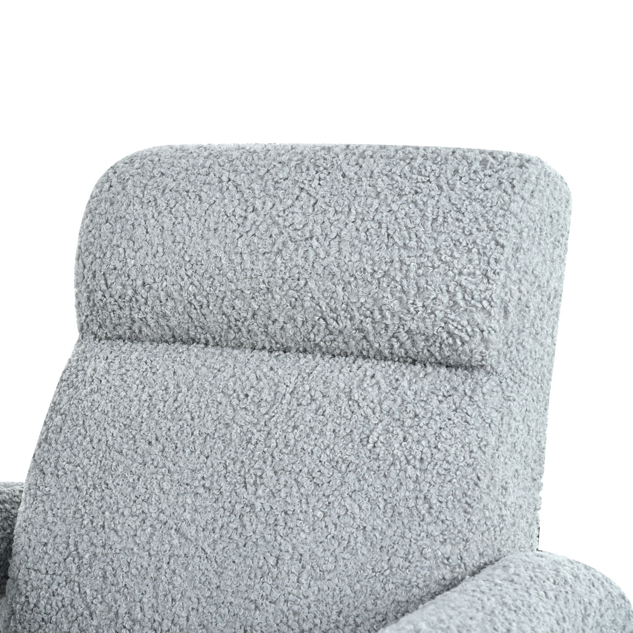 Push Back Recliner Armchair Upholstered Recliner Chair Single Sofa With Adjustable Backrest