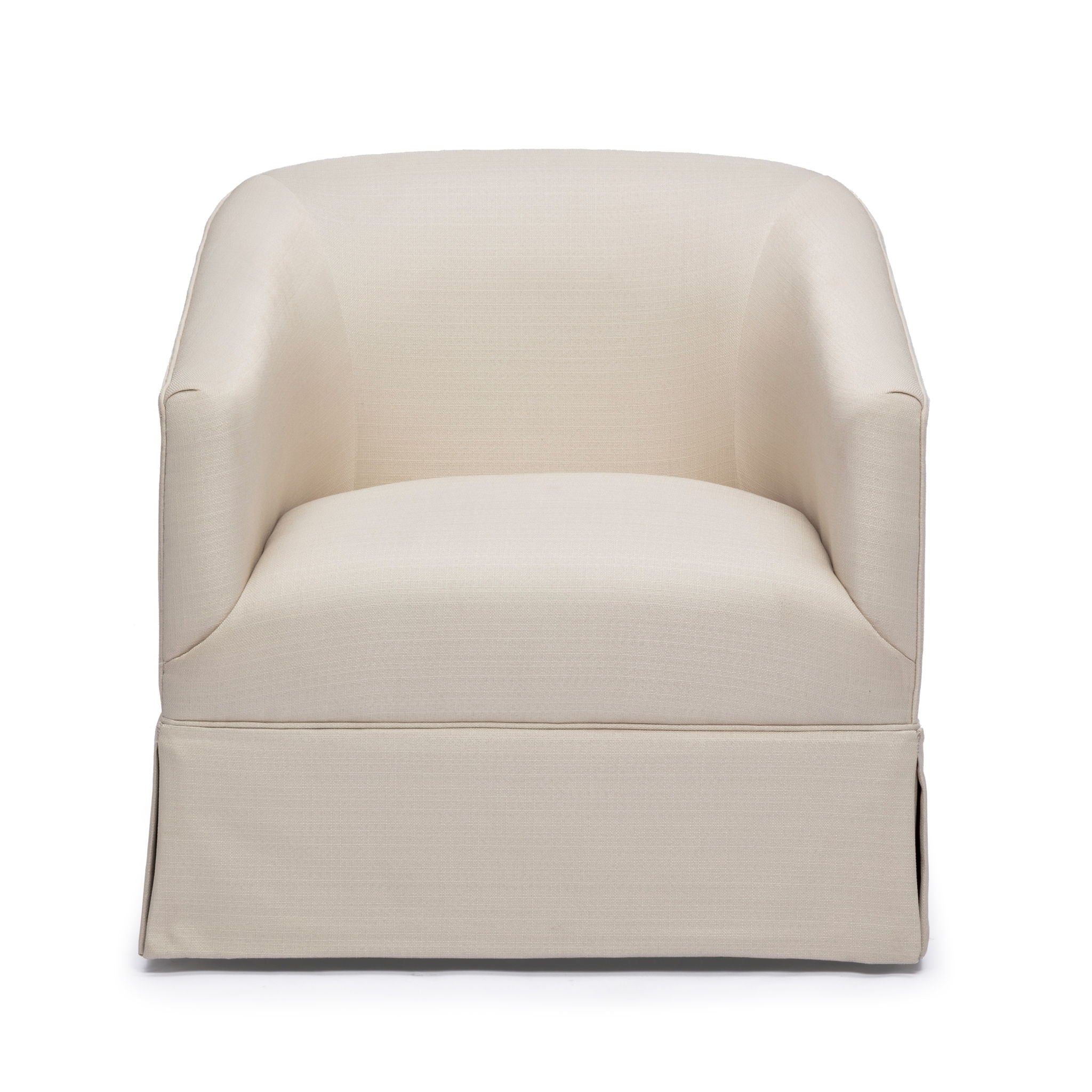 Earl - Skirted Swivel Chair
