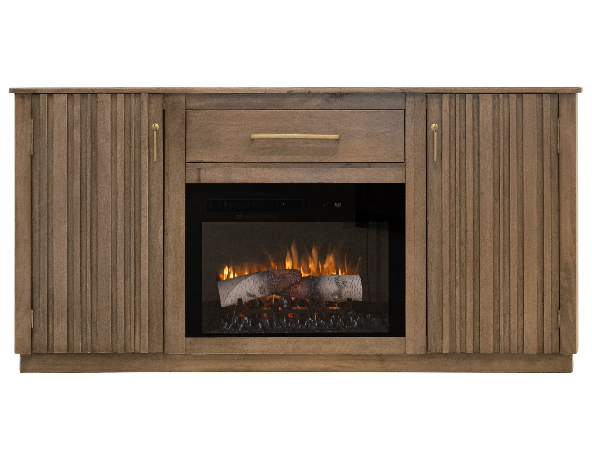 Mezquite - 1 Drawer & 2 Door TV Stand For Fire Place