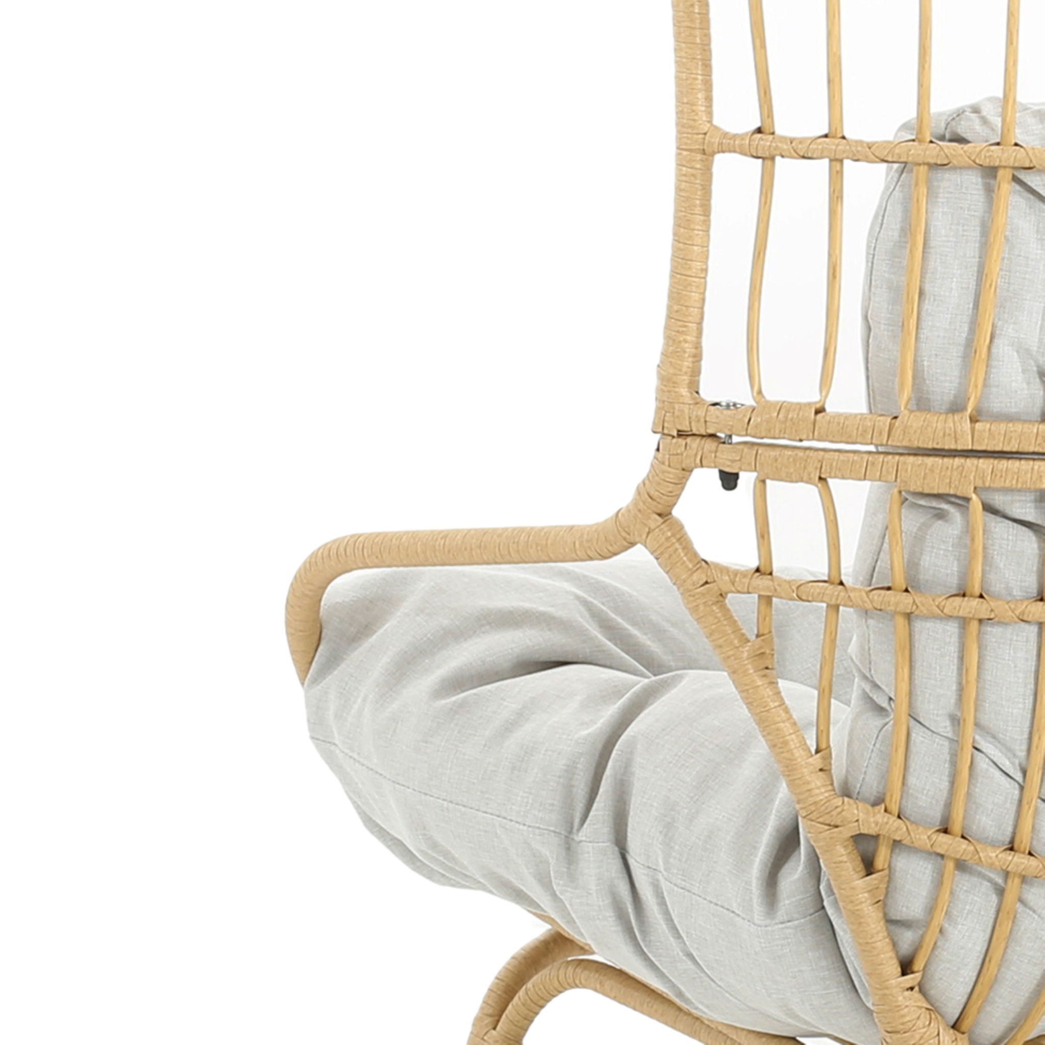 Palos - Outdoor Wicker Loveseat - Light Brown