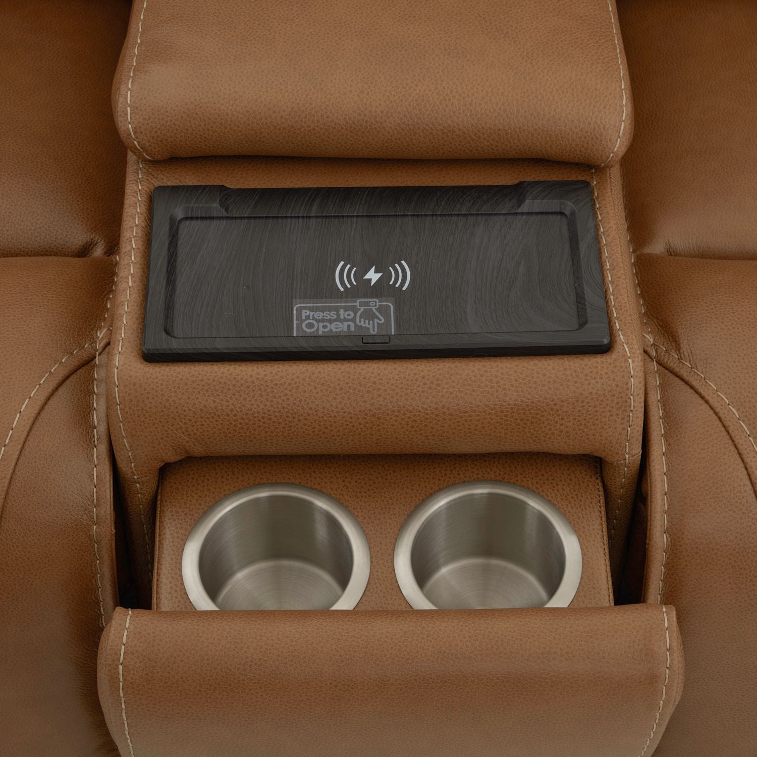 Callihan - Loveseat With Console P3 & ZW - Brown