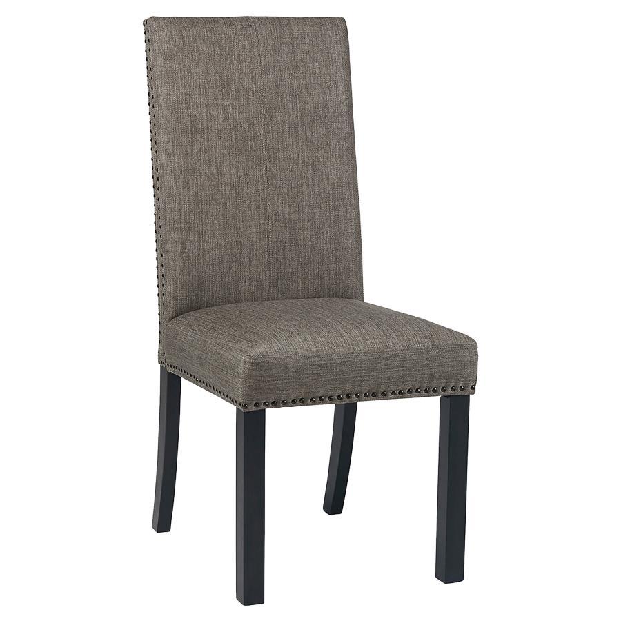 Coaster Fine Furniture Hubbard - Fabric Upholstered Dining Side Chair (Set of 2) - Gray | Meri Furniture