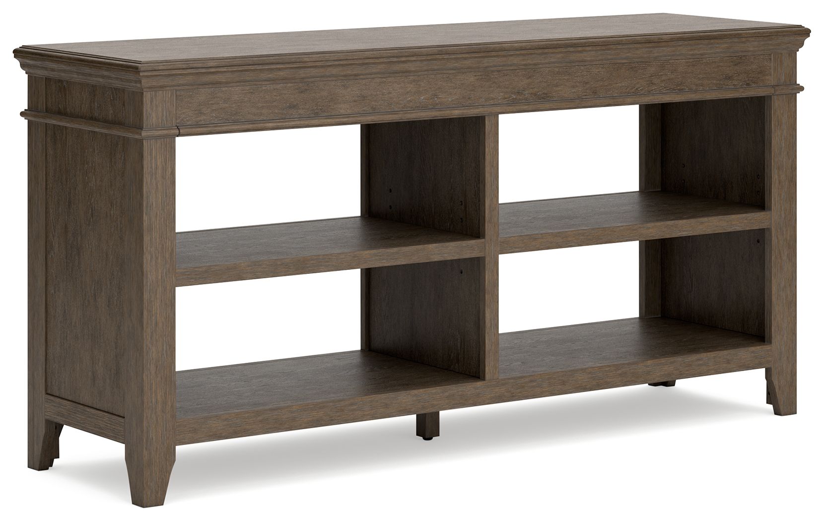 Signature Design by Ashley® Janismore - Weathered Gray - Credenza | Meri Furniture
