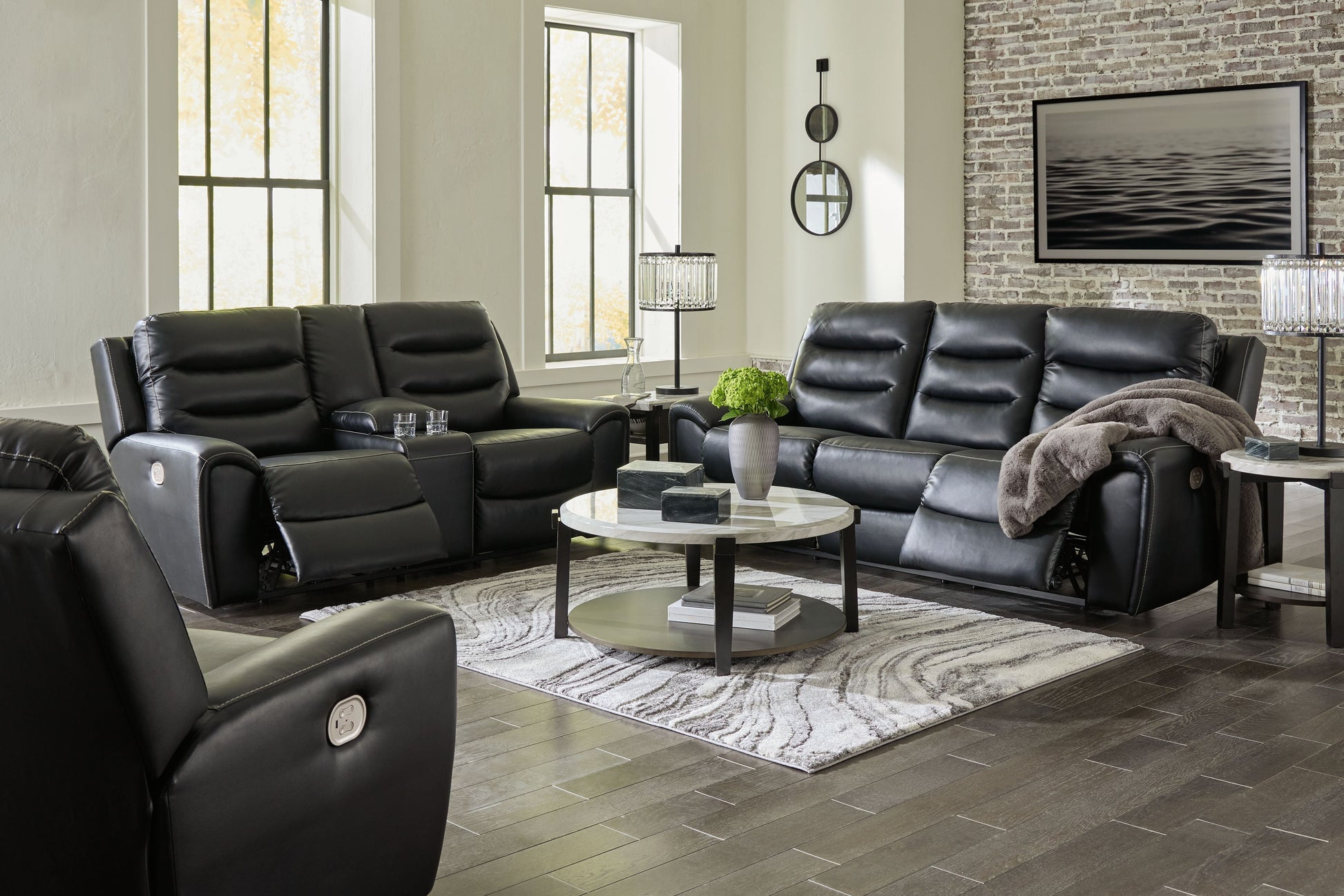 Signature Design by Ashley® Warlin - Power Reclining Living Room Set | Meri Furniture