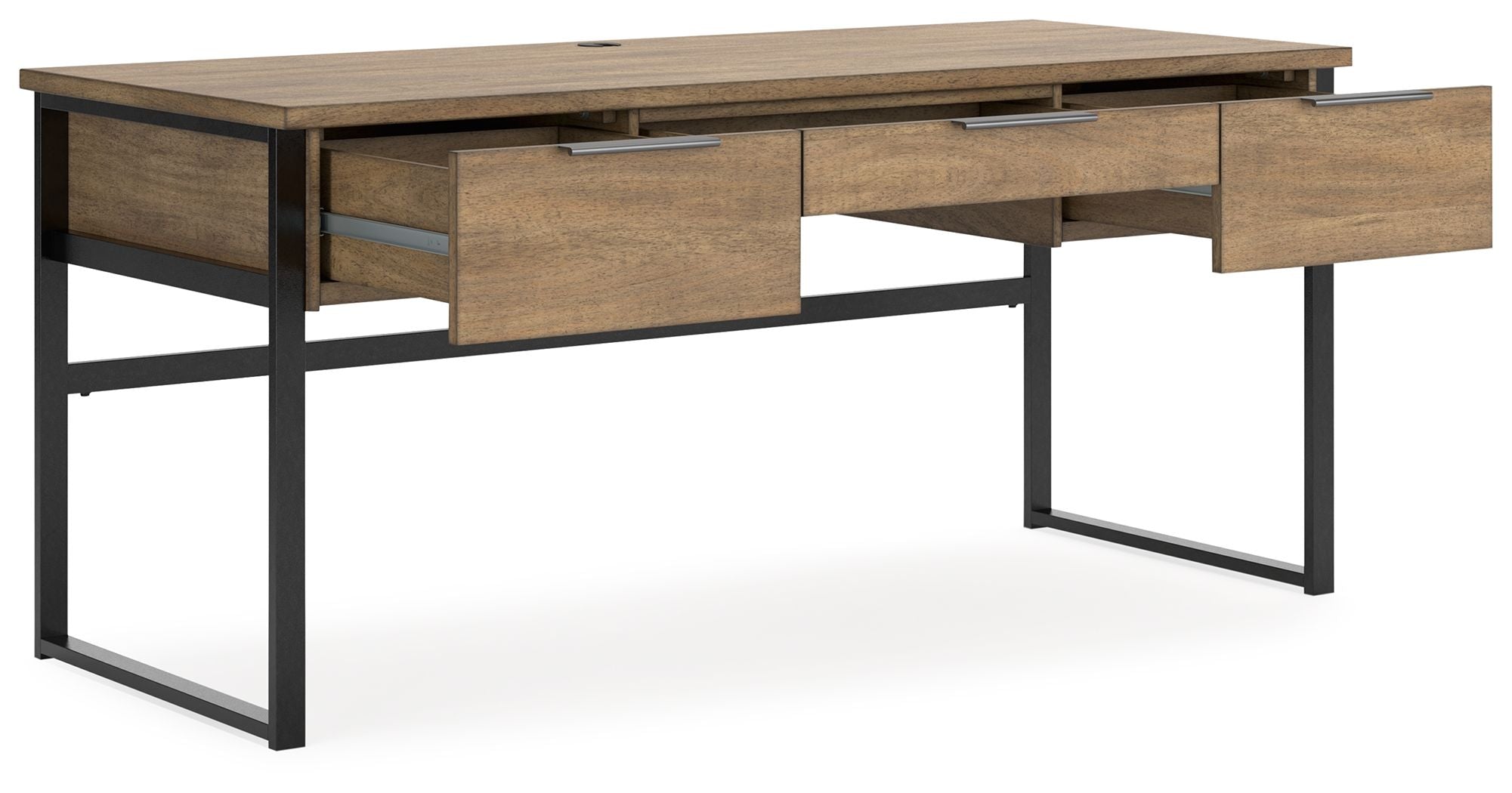 Signature Design by Ashley® Montia - Light Brown - Home Office Desk, Desk Chair, Bookcase | Meri Furniture