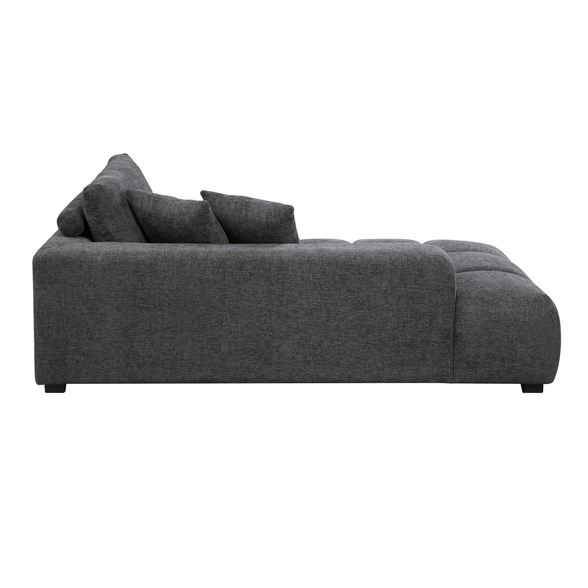 Chosen - Sectional Sofa With Toss Pillows And Chaise
