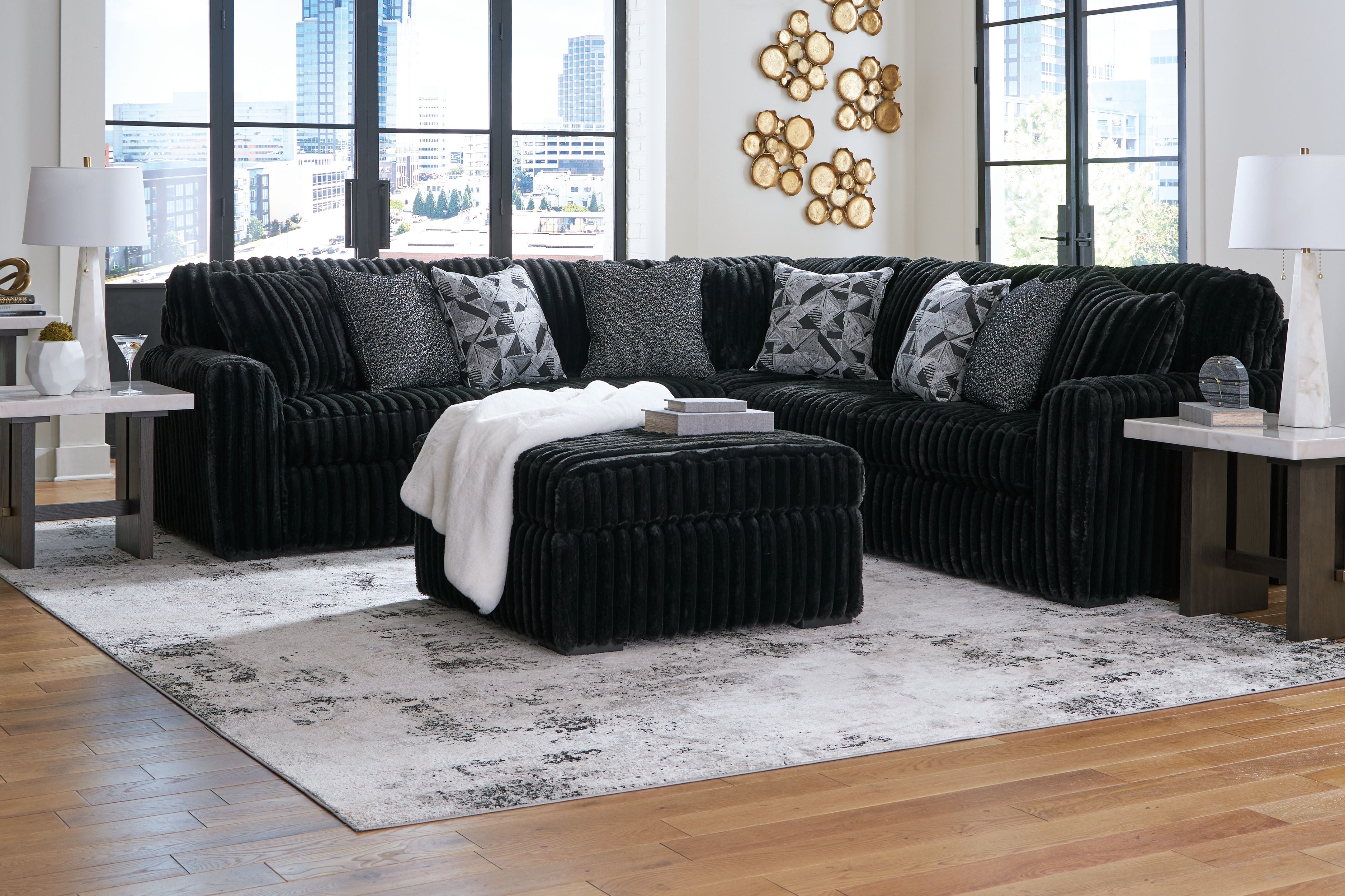 Signature Design by Ashley® Midnight-Madness - Sectional Set | Meri Furniture