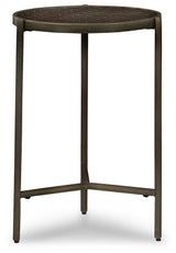 Doraley - Brown / Gray - Round Side End Table