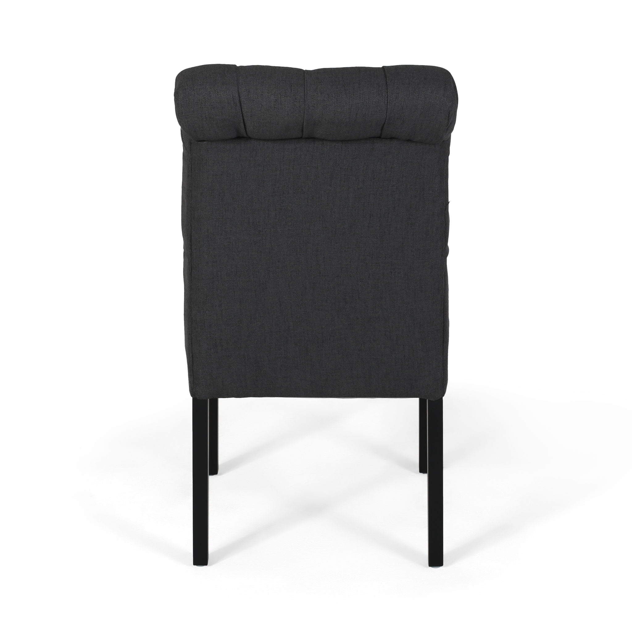 Broxton - Tuft Dining Rolltop Chairs With Button Tufted Backrest (Set of 2)