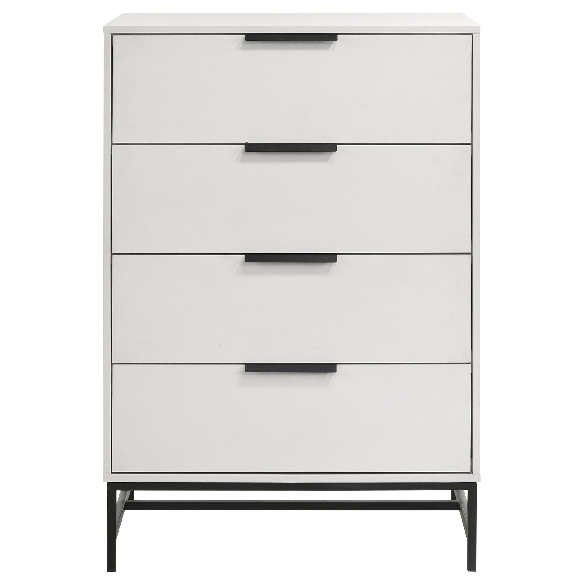 Coaster Fine Furniture Sonora - 4-Drawer Bedroom Chest - White | Meri Furniture