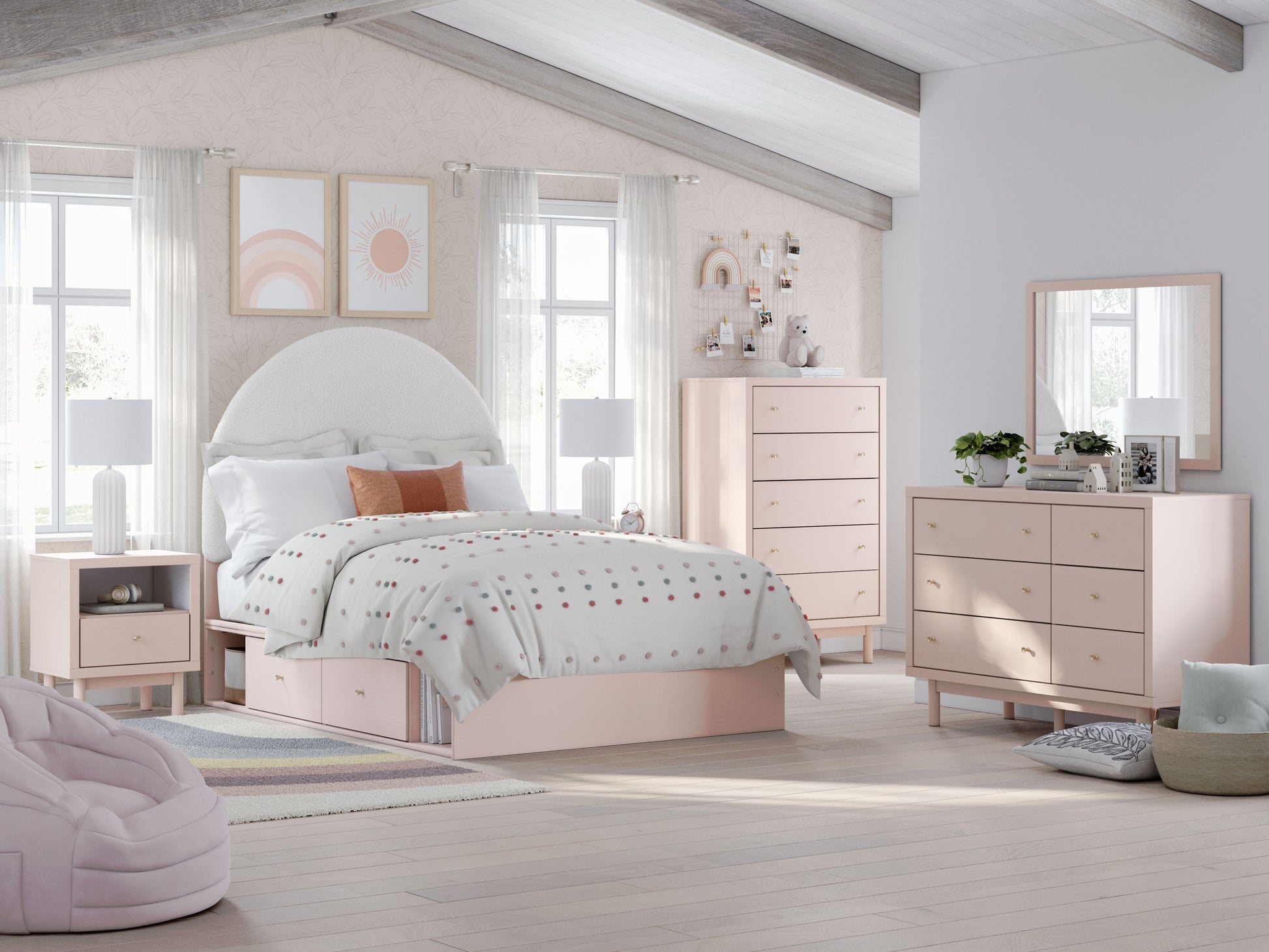 Signature Design by Ashley® Wistenpine - Storage Bedroom Set | Meri Furniture