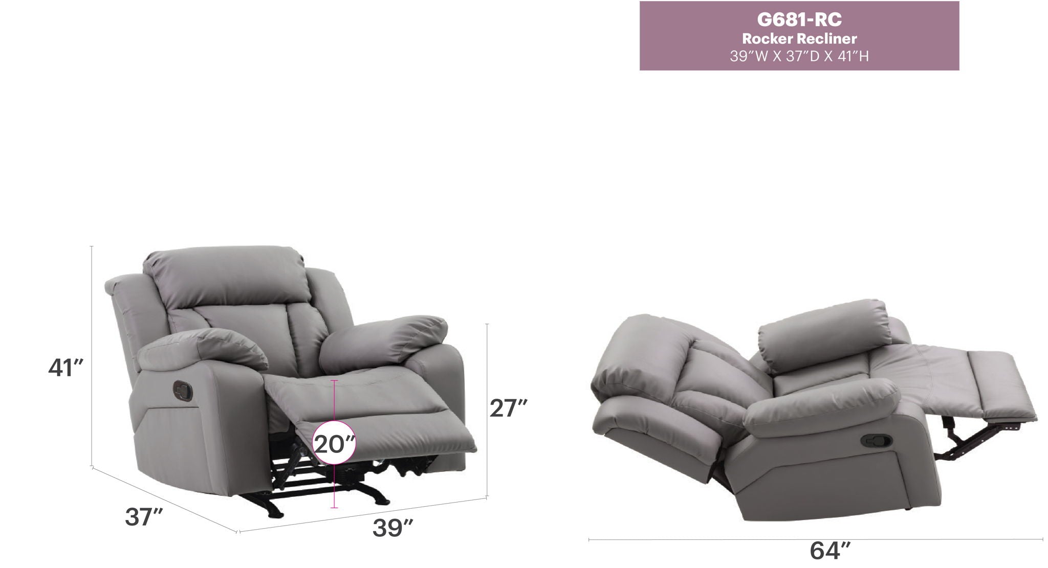 Daria - Rocker Recliner