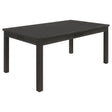 Coaster Fine Furniture Marbrisa - Rectangular Wood Dining Table - Matte Black | Meri Furniture