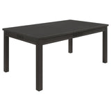 Coaster Fine Furniture Marbrisa - Rectangular Wood Dining Table - Matte Black | Meri Furniture
