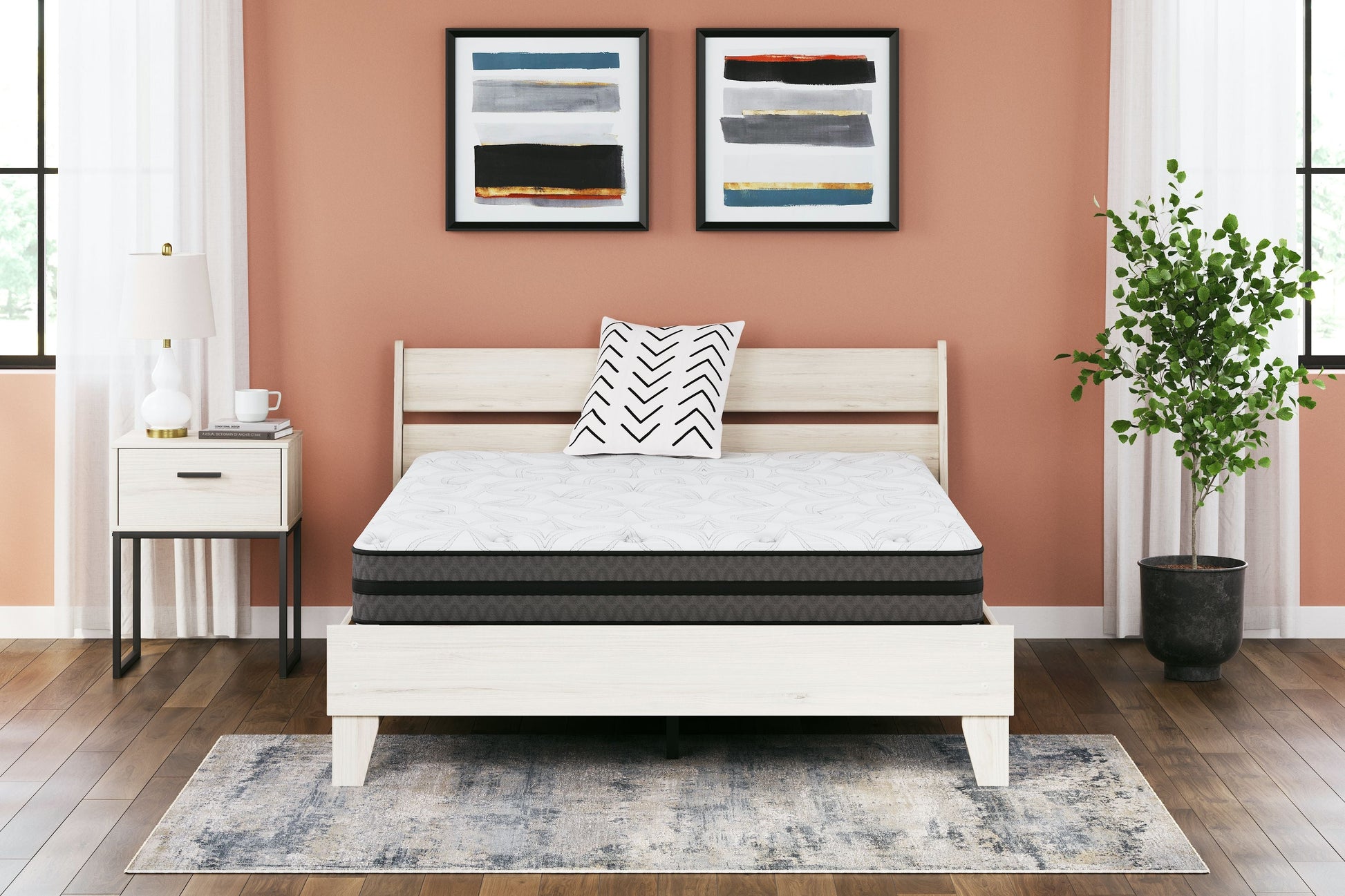 Sierra Sleep® by Ashley 10 Inch Pocketed Hybrid - Mattress | Meri Furniture