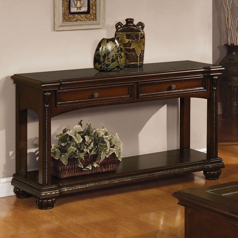 ACME Anondale - Accent Table - Cherry | Meri Furniture