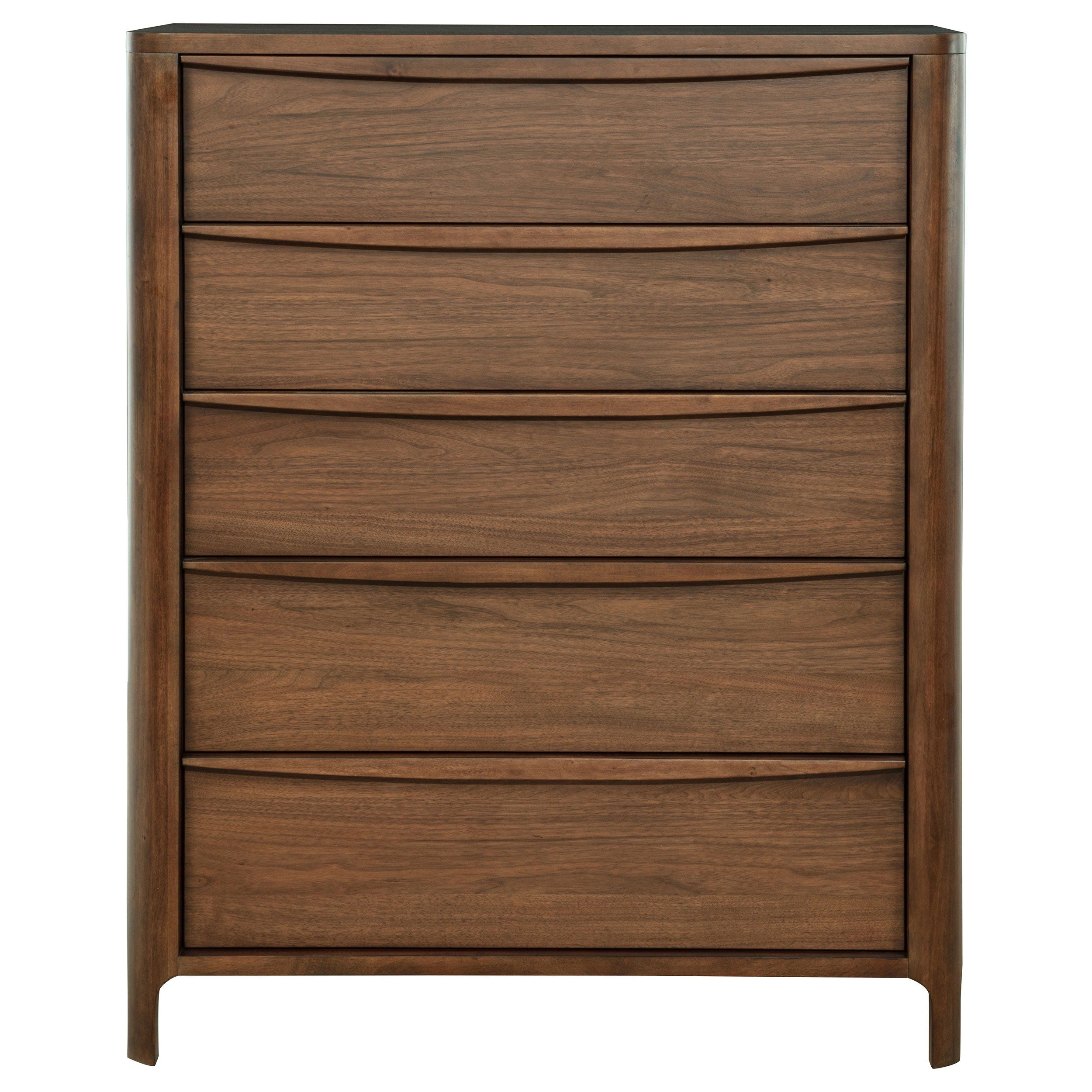 Coaster Fine Furniture Maderia - 5-Drawer Chest Of Drawers - Walnut | Meri Furniture