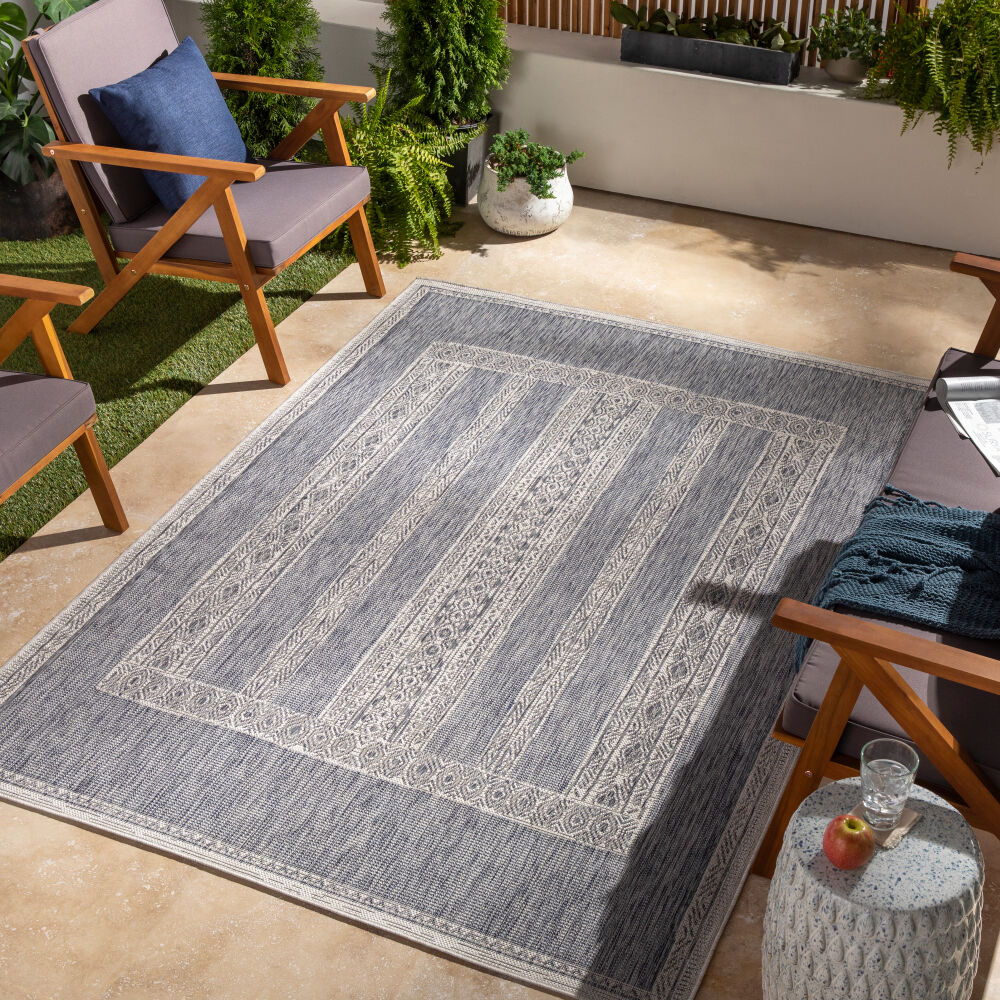 Tuareg Machine Woven Rug