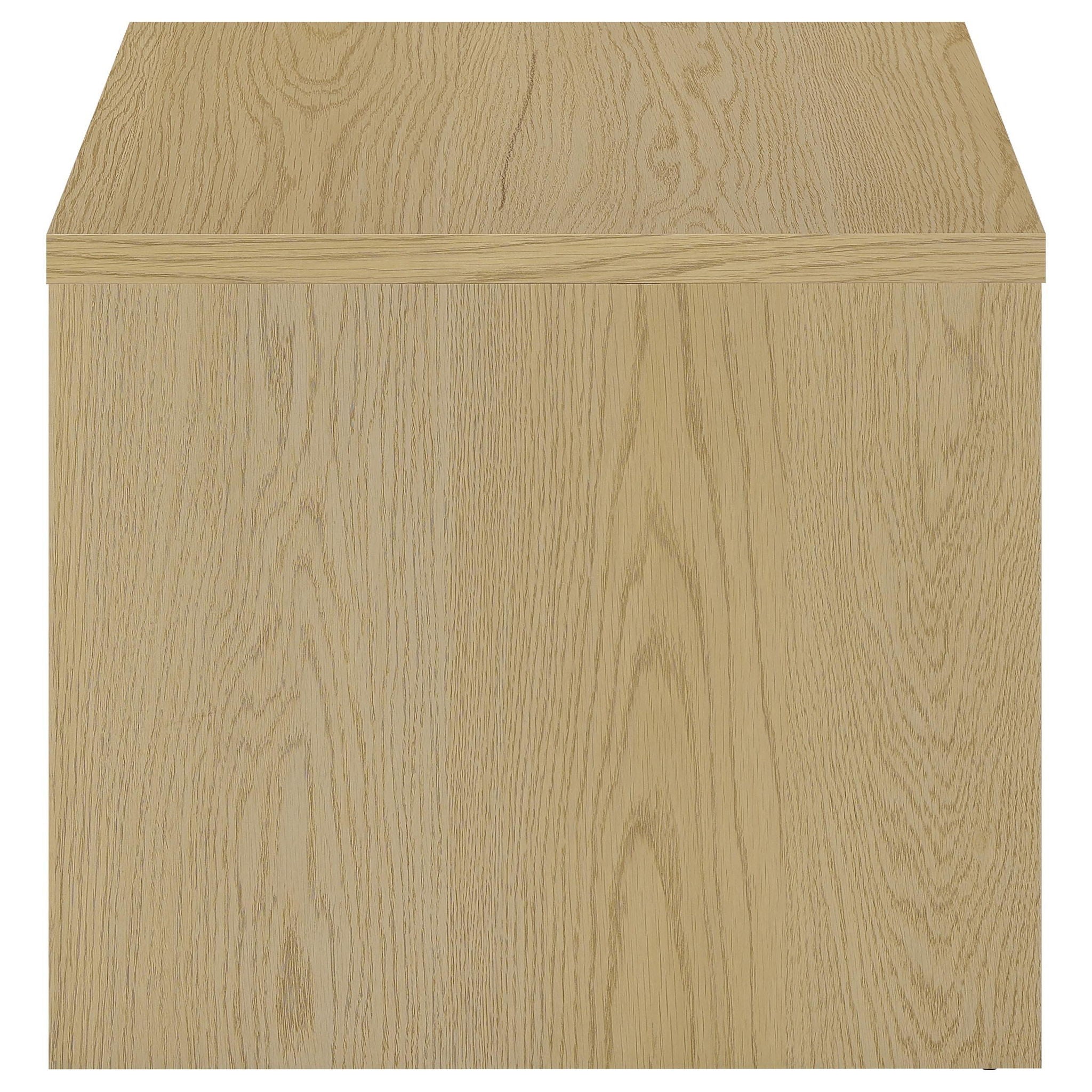 Canoga 2-piece Lift Top Cocktail Coffee Table Set Light Oak