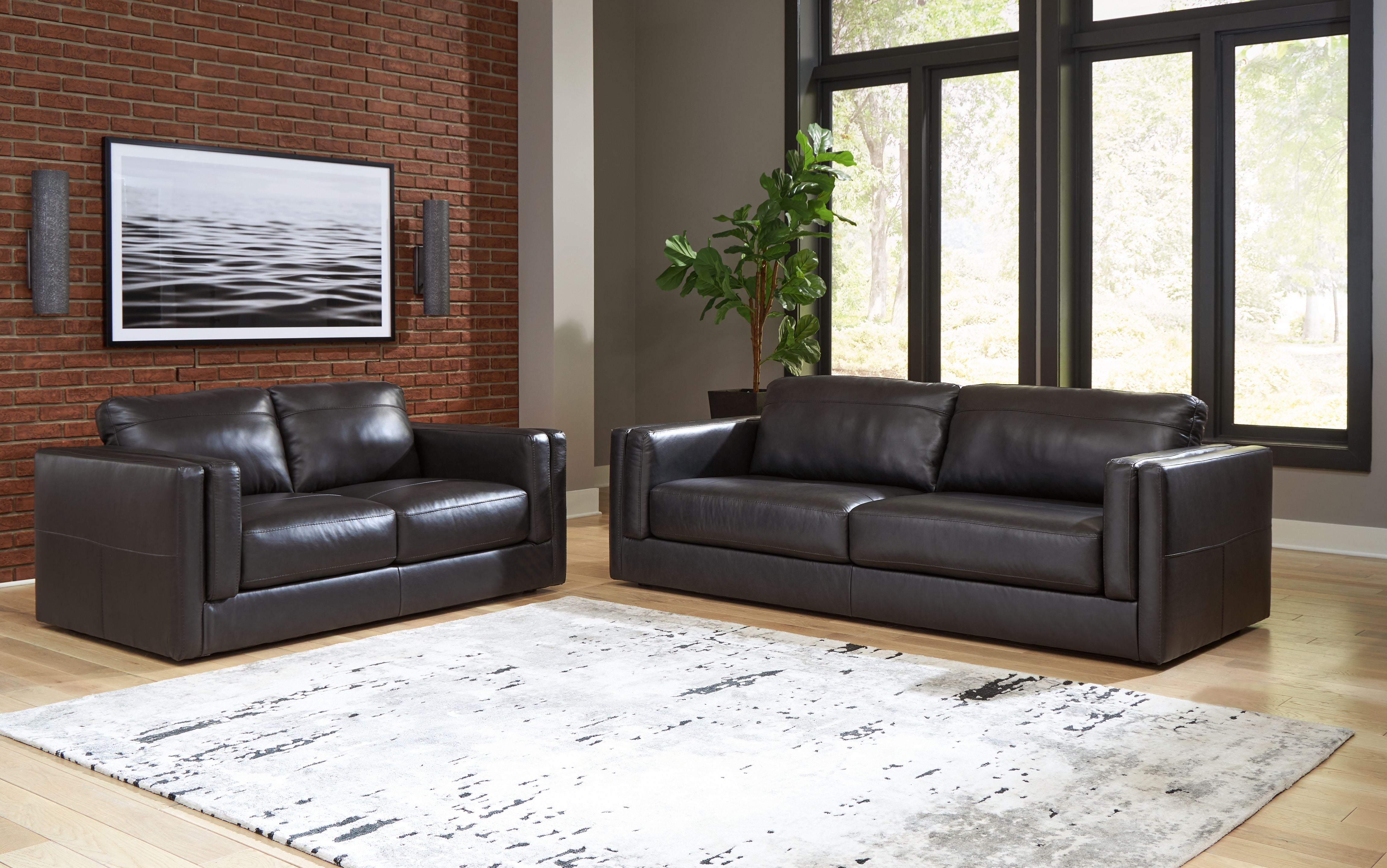 Signature Design by Ashley® Amiata - Living Room Set | Meri Furniture