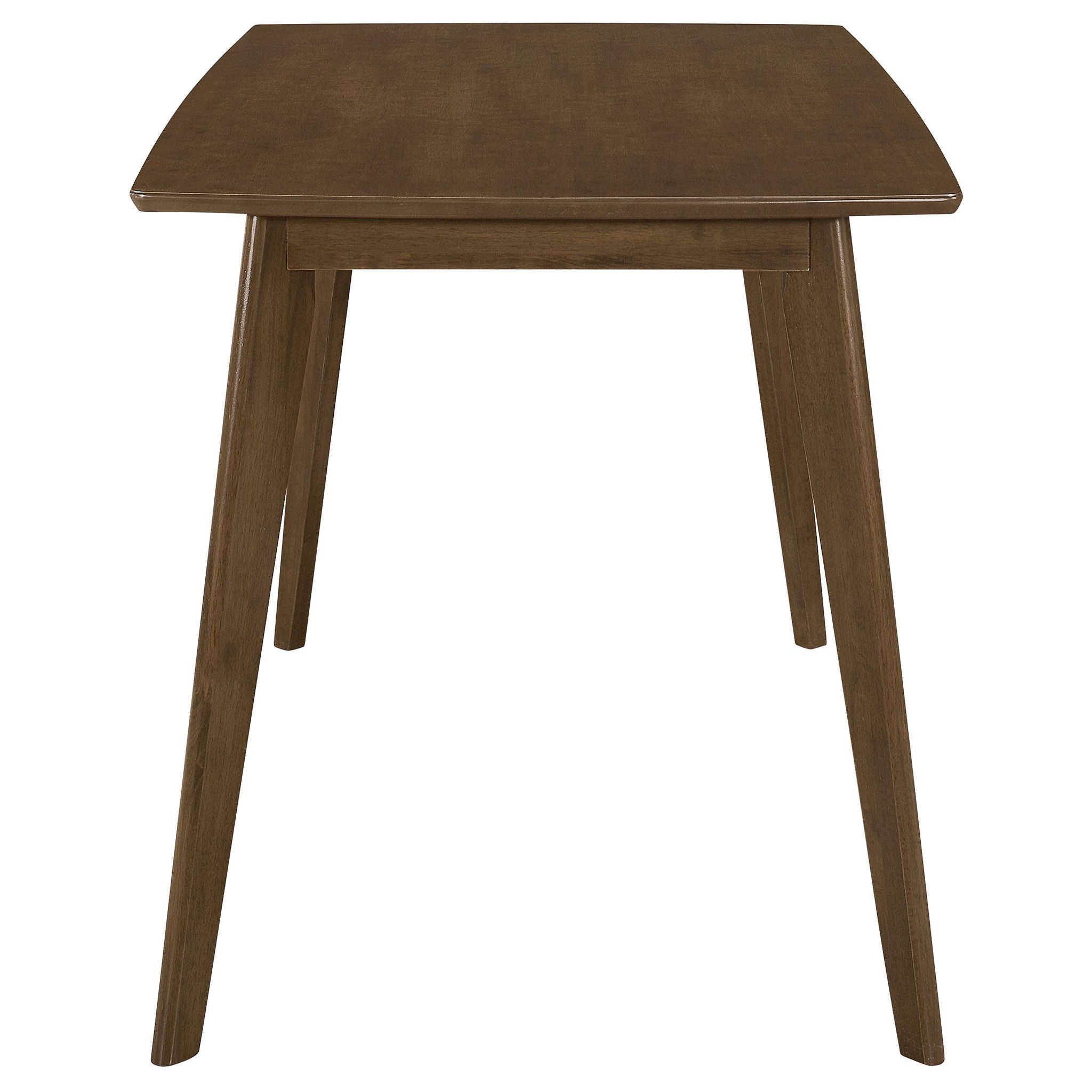 Kersey 5-piece Rectangular Dining Table Set Chestnut