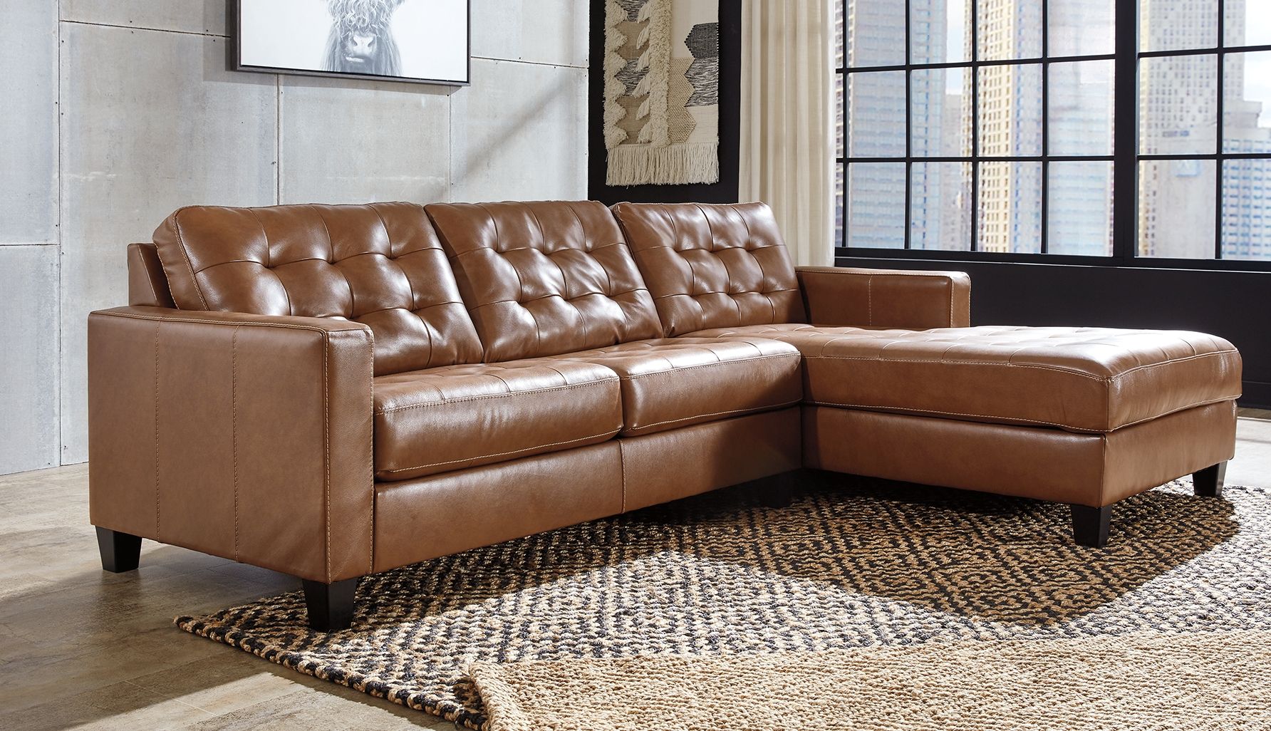 Signature Design by Ashley® Baskove - Sectional | Meri Furniture