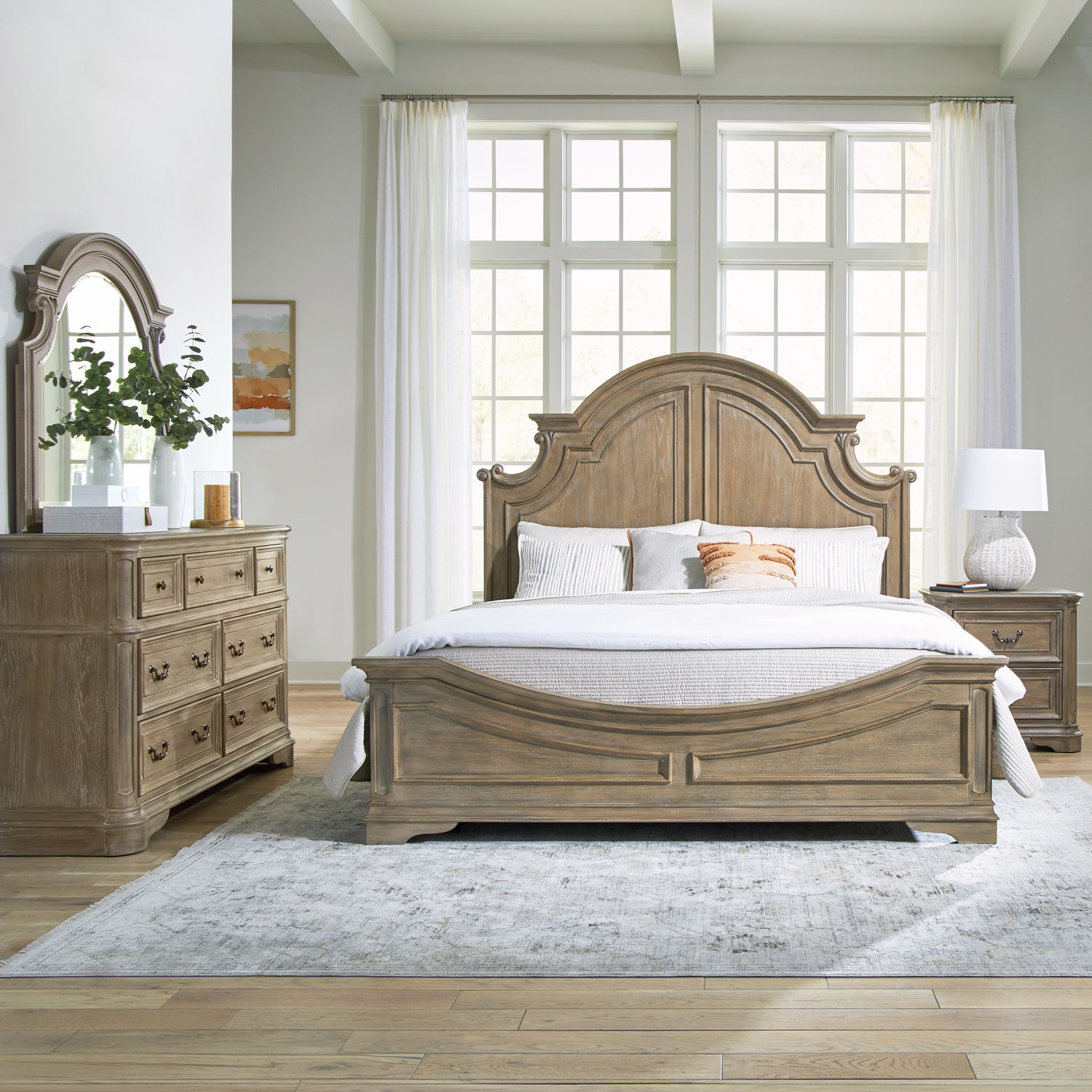 Liberty Furniture Magnolia Manor - Panel Bedroom Set | Meri Furniture