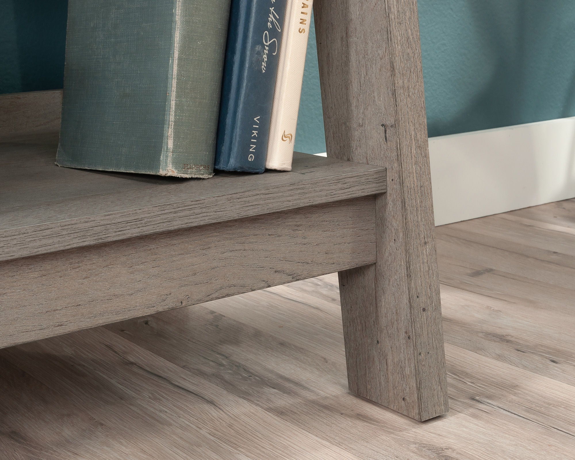 5-Shelf Open Display Bookcase in Mystic Oak