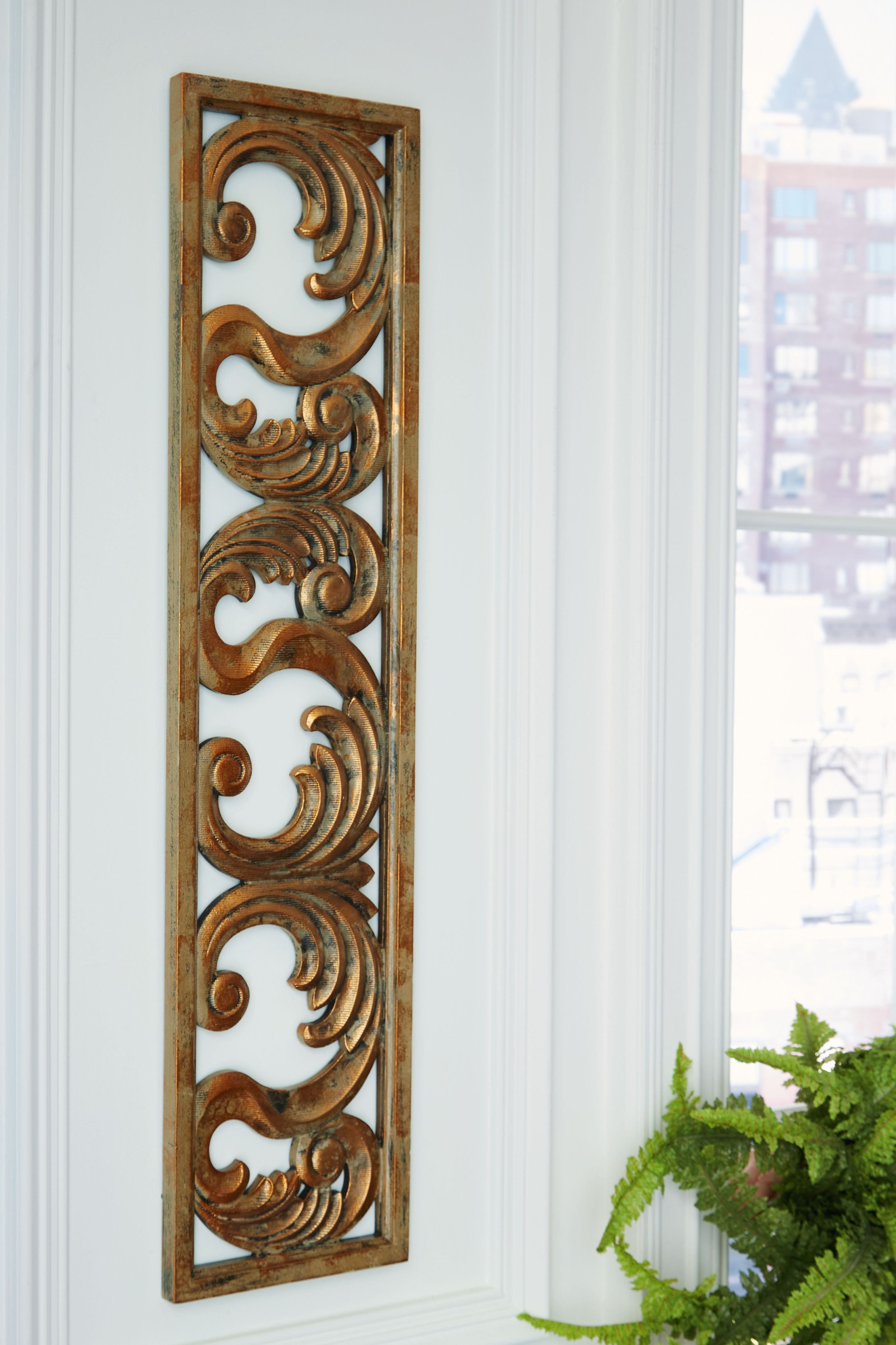 Ashley Furniture Candelario - Natural - Wall Decor | Meri Furniture