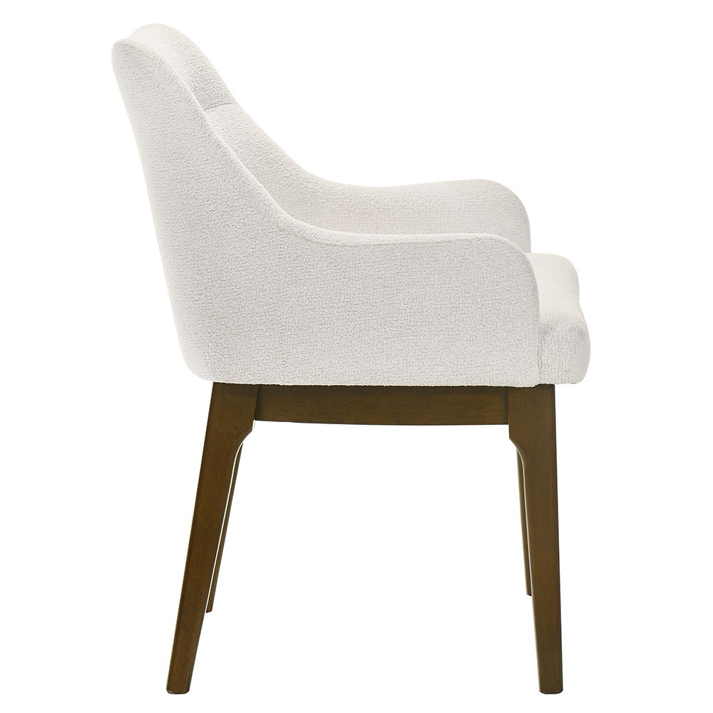 Kasha - Side Chair Set of 2) - Chenille / Vintage Oak