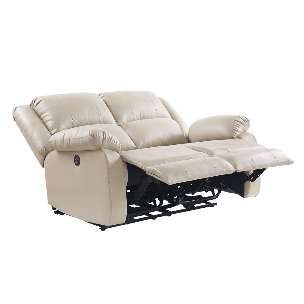 ACME Zuriel - Power Motion Loveseat With USB - Beige | Meri Furniture