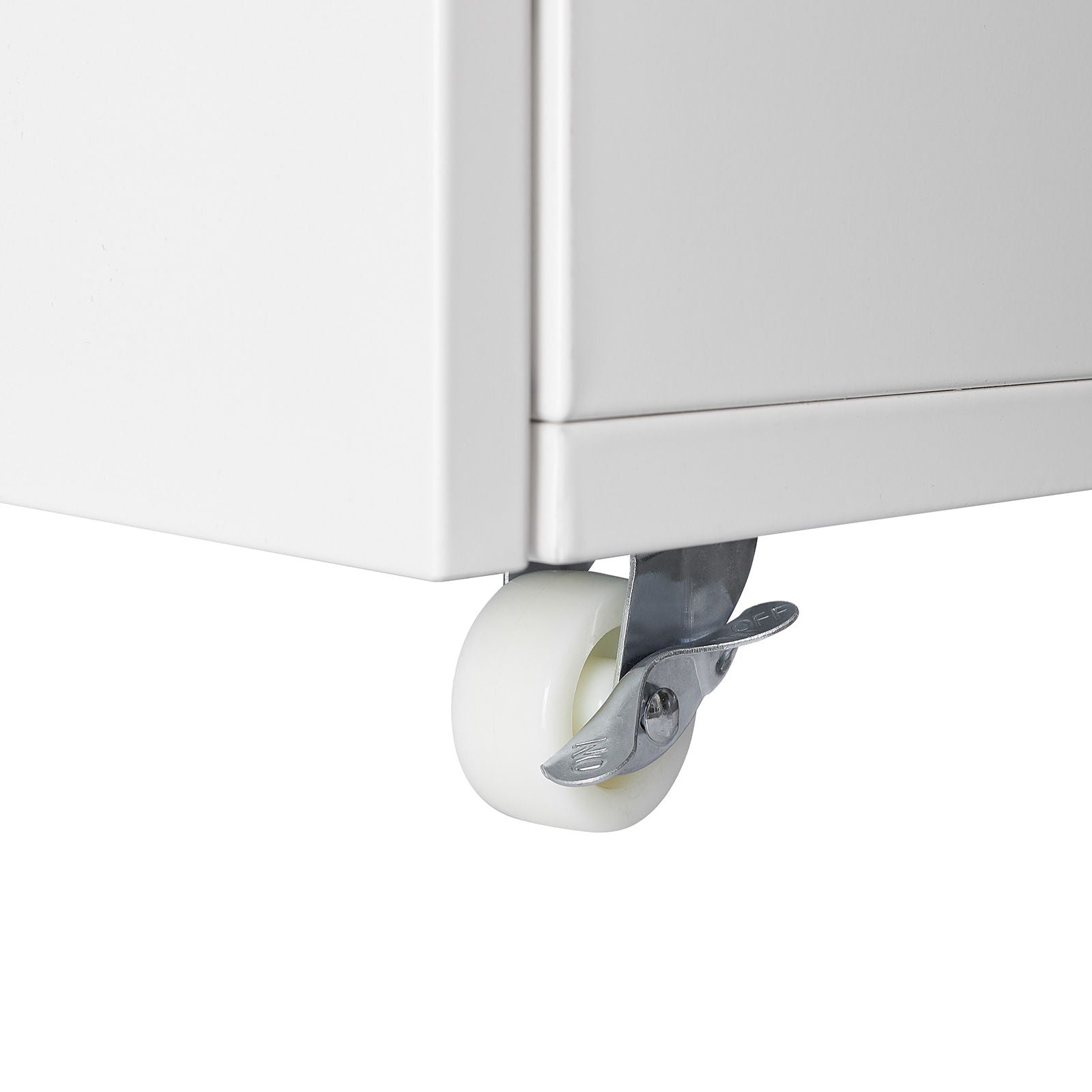 Office Furniture Copier Cabinet 2 Door Steel Copier Stand Mobile Pedestal File Printer Stand