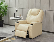 Modern Recliner Chair With Cup Holders, Remote Control