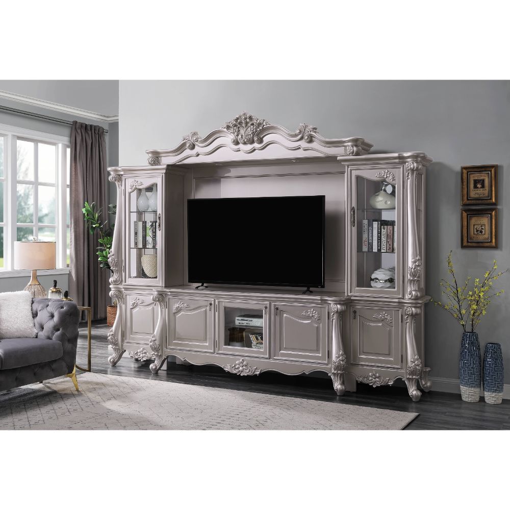 ACME Bently - Entertainment Center - Champagne Finish | Meri Furniture