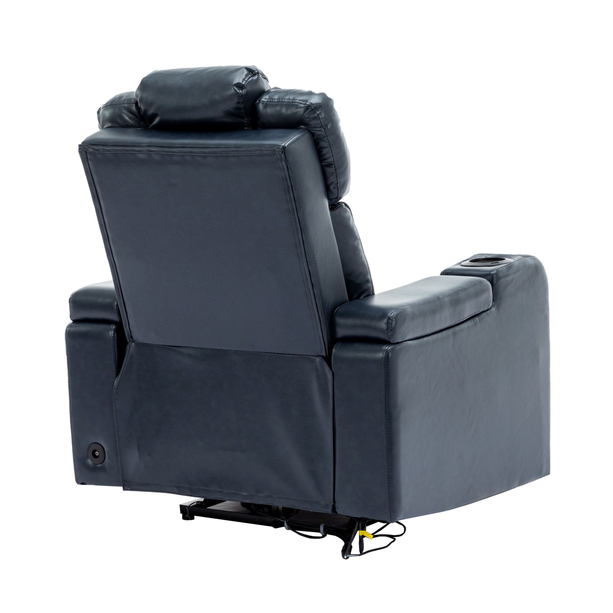 Power Recliner Theater Chair With Cooling Cup Holder, Bluetooth Speaker, LED Lights, USB Ports