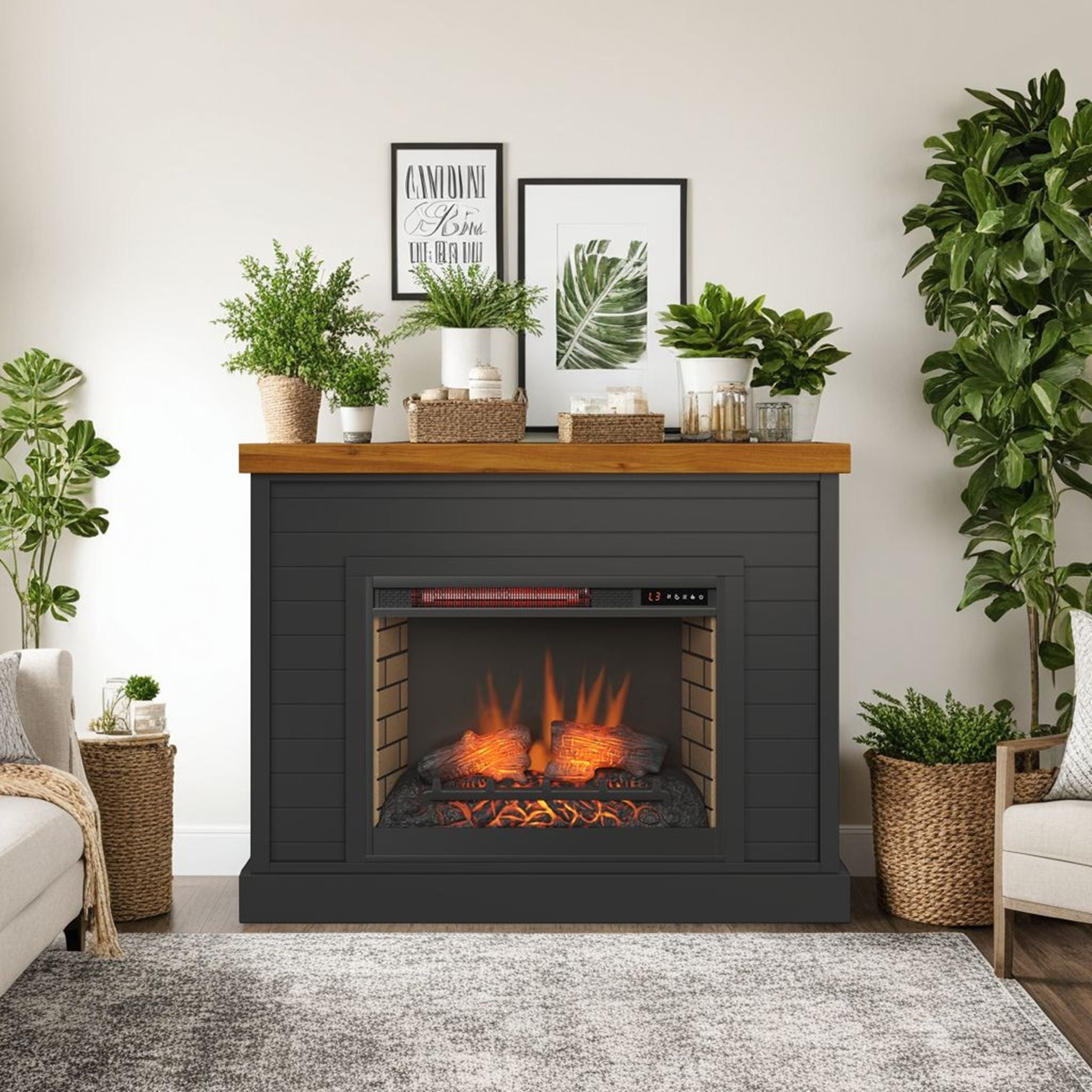 Washington - 48" Fireplace With Mantel