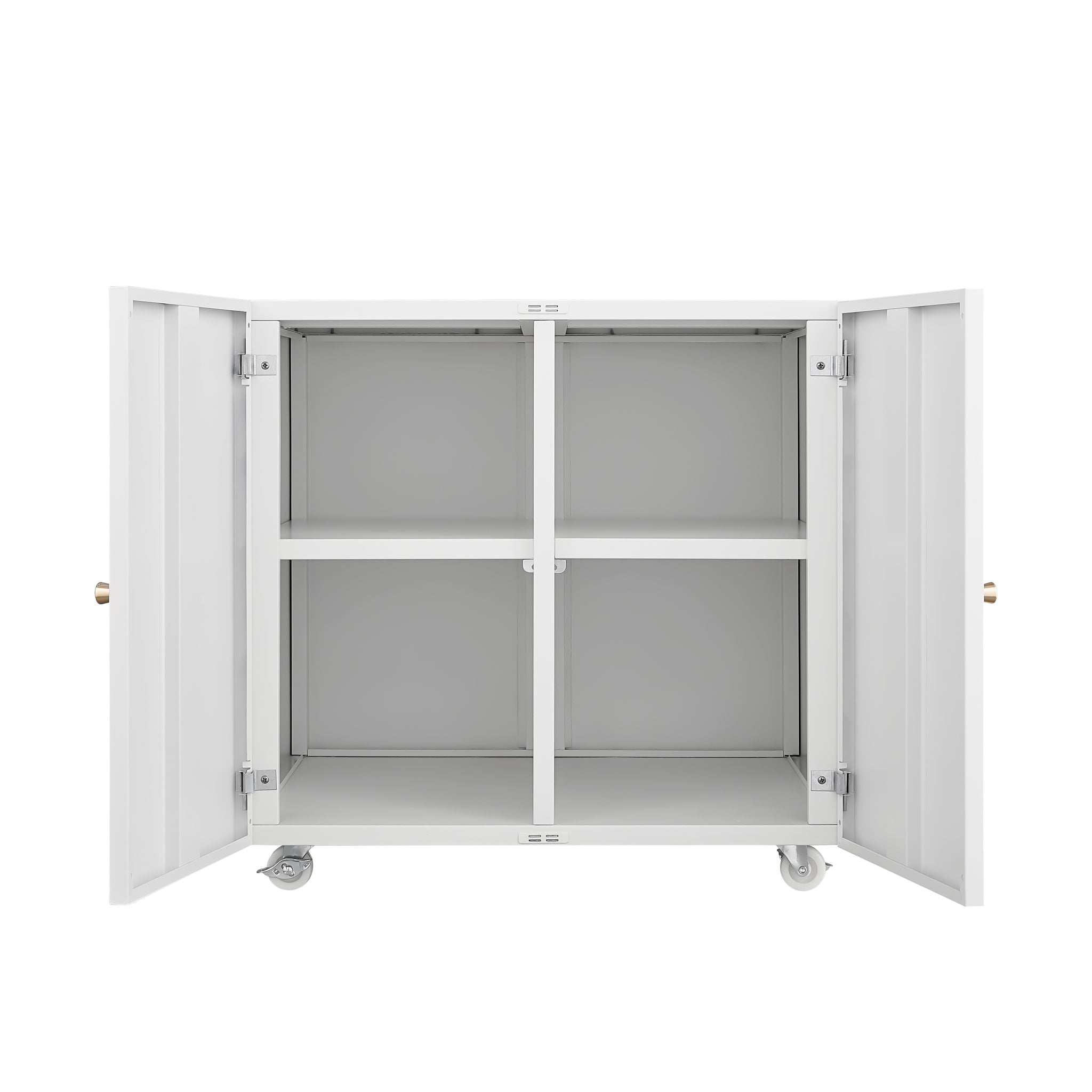 Office Furniture Copier Cabinet 2 Door Steel Copier Stand Mobile Pedestal File Printer Stand