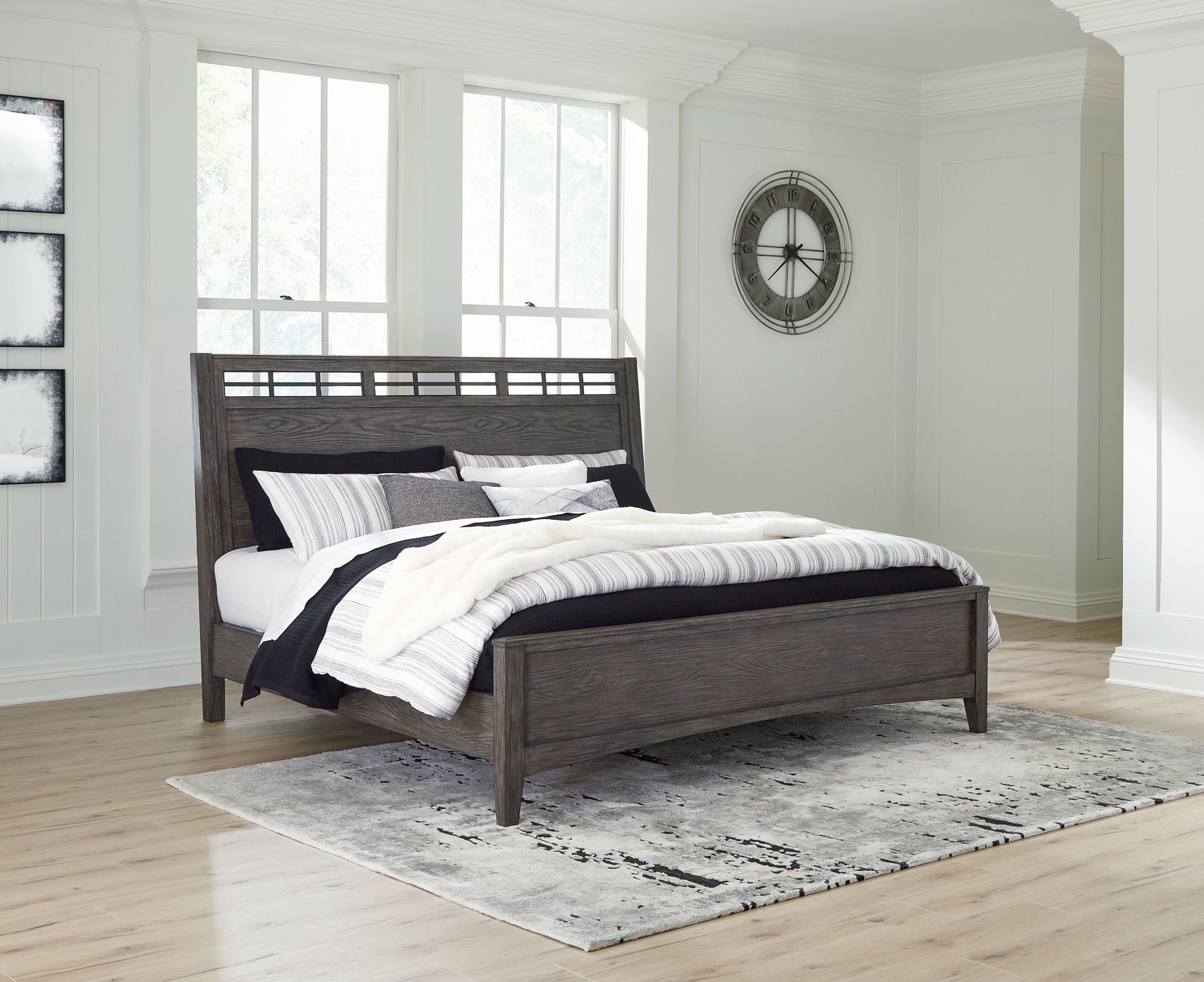 Signature Design by Ashley® Montillan - Panel Bed | Meri Furniture