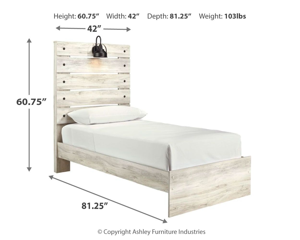 Signature Design by Ashley® Cambeck - Panel Bed | Meri Furniture